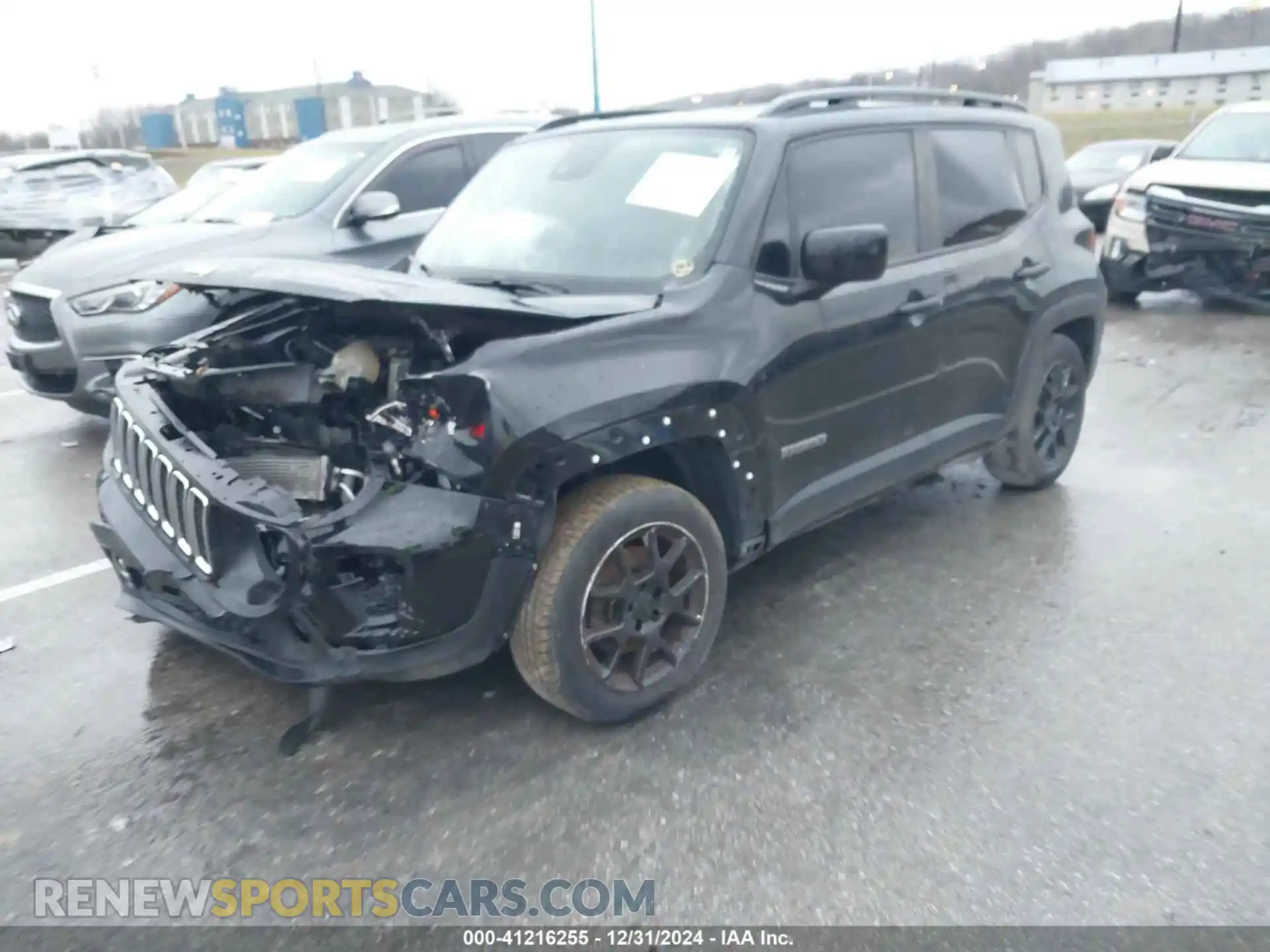 2 Photograph of a damaged car ZACNJCBB0MPM26206 JEEP RENEGADE 2021