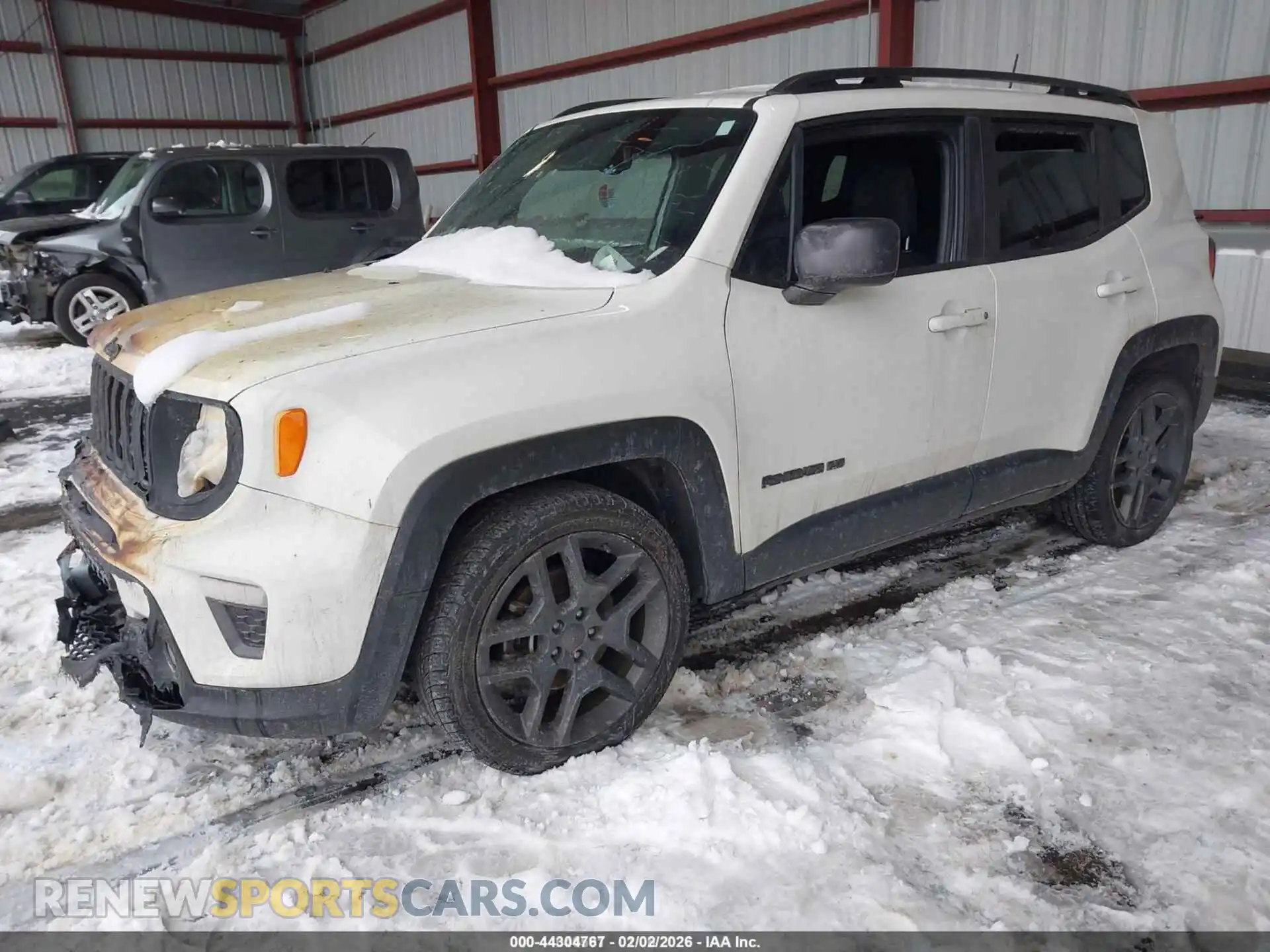 2 Photograph of a damaged car ZACNJCBB0MPM53812 JEEP RENEGADE 2021
