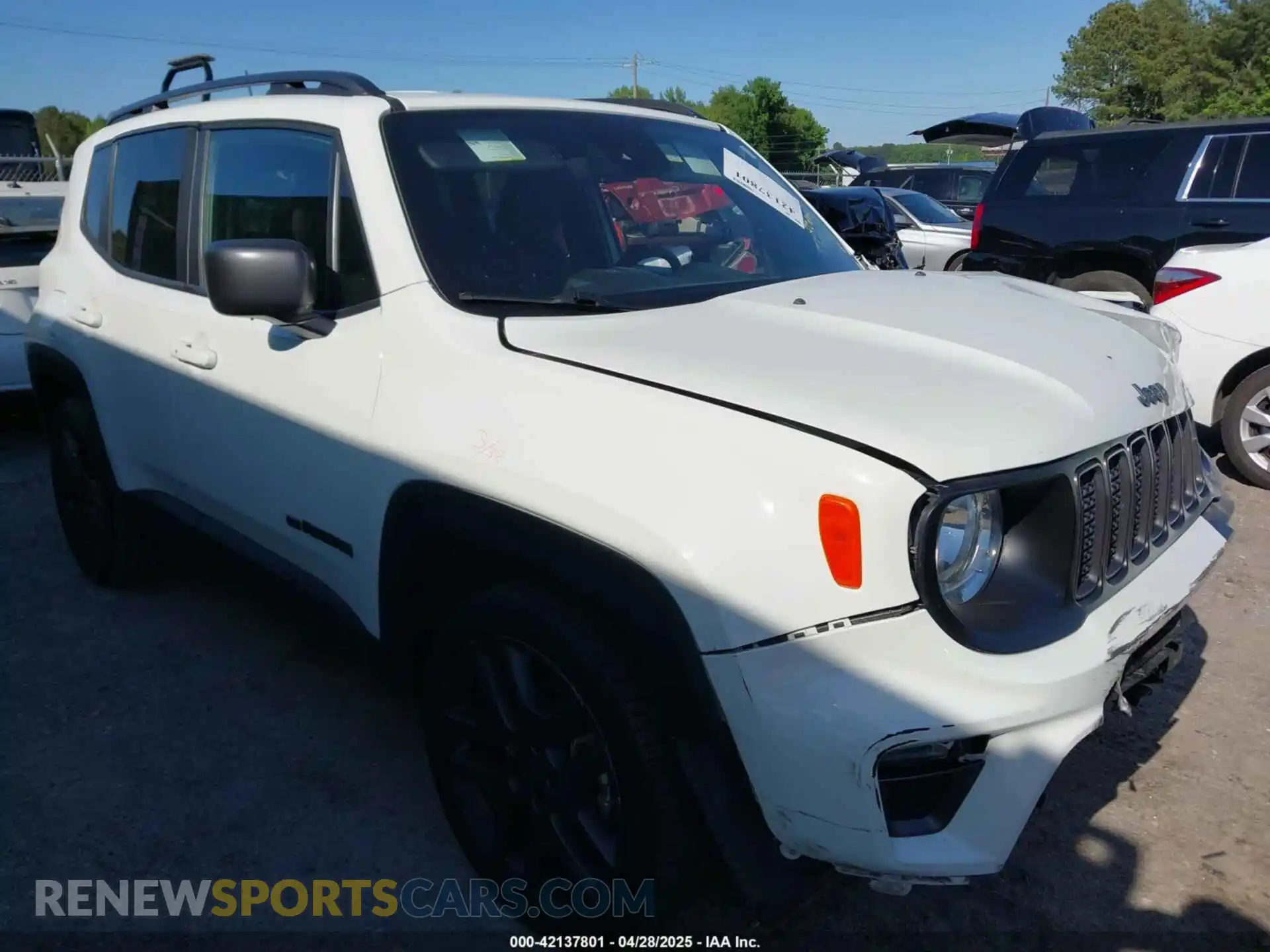 1 Photograph of a damaged car ZACNJCBB0MPM69573 JEEP RENEGADE 2021