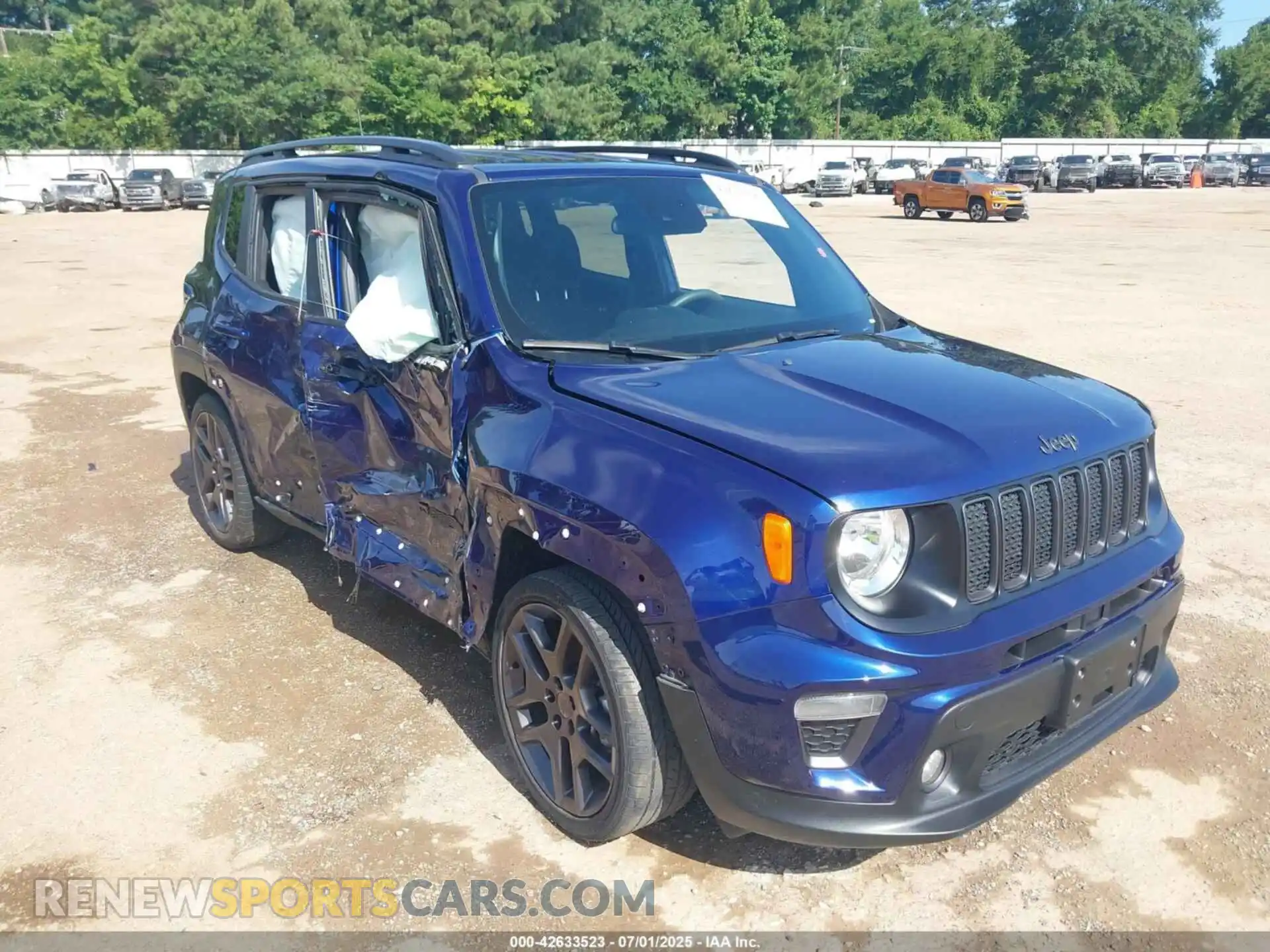 1 Photograph of a damaged car ZACNJCBB0MPM94053 JEEP RENEGADE 2021