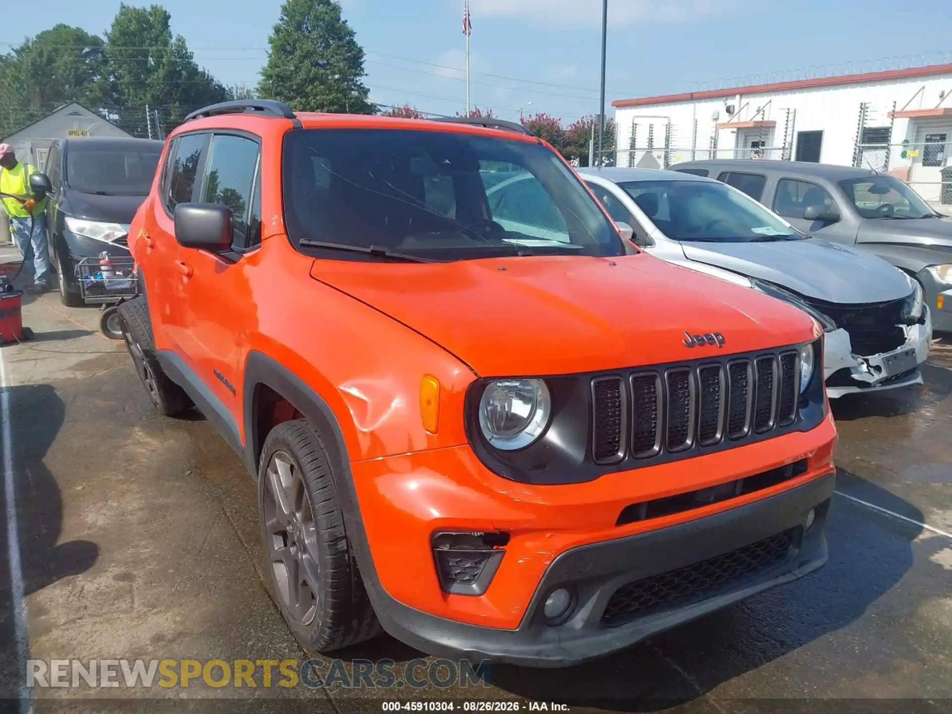 1 Photograph of a damaged car ZACNJCBB0MPN10347 JEEP RENEGADE 2021