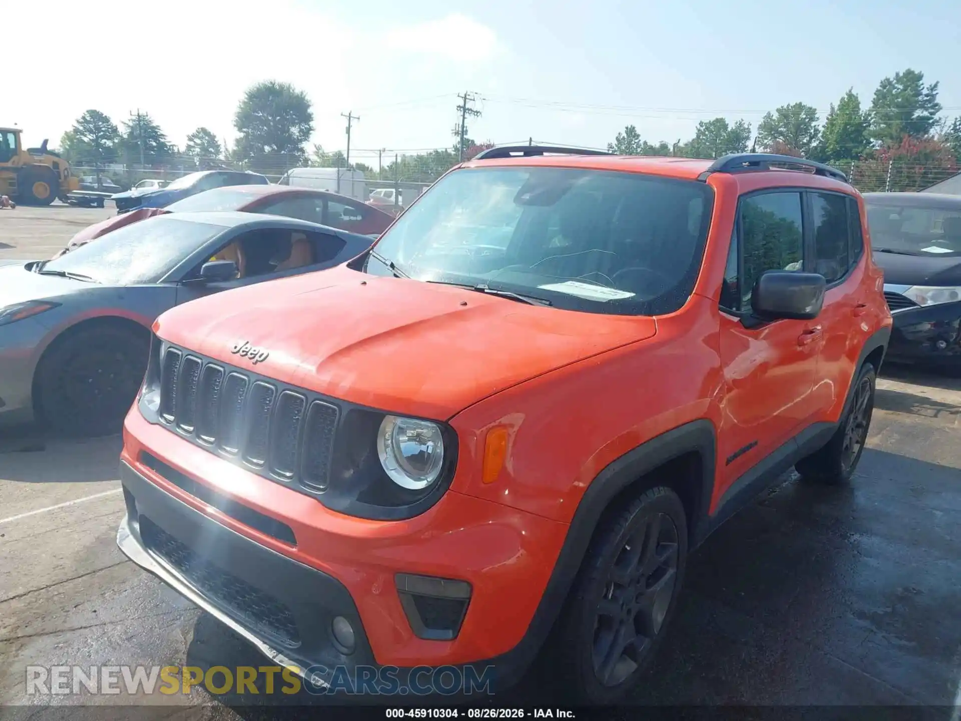 2 Photograph of a damaged car ZACNJCBB0MPN10347 JEEP RENEGADE 2021