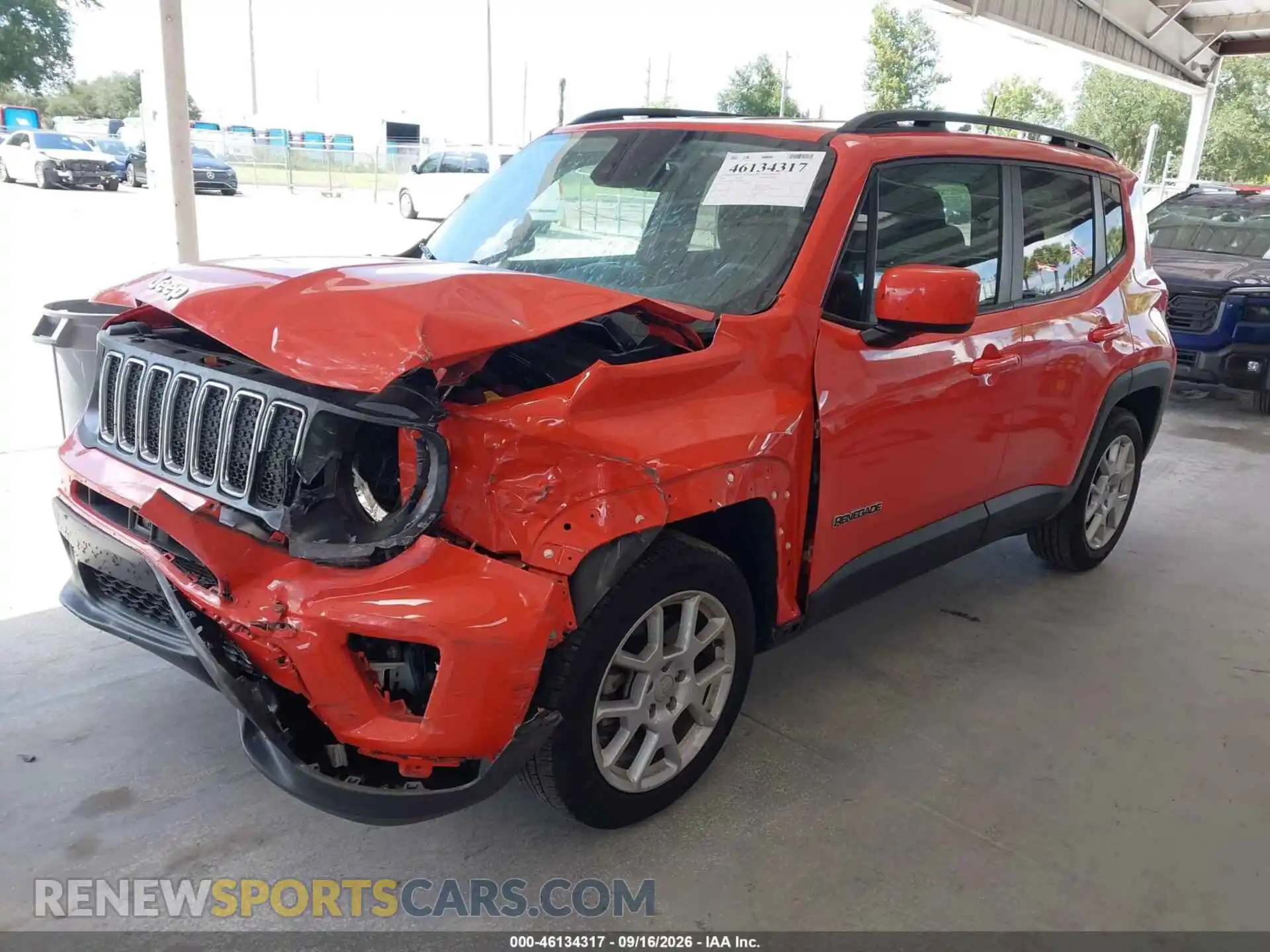 2 Фотография поврежденного автомобиля ZACNJCBB0MPN26824 JEEP RENEGADE 2021