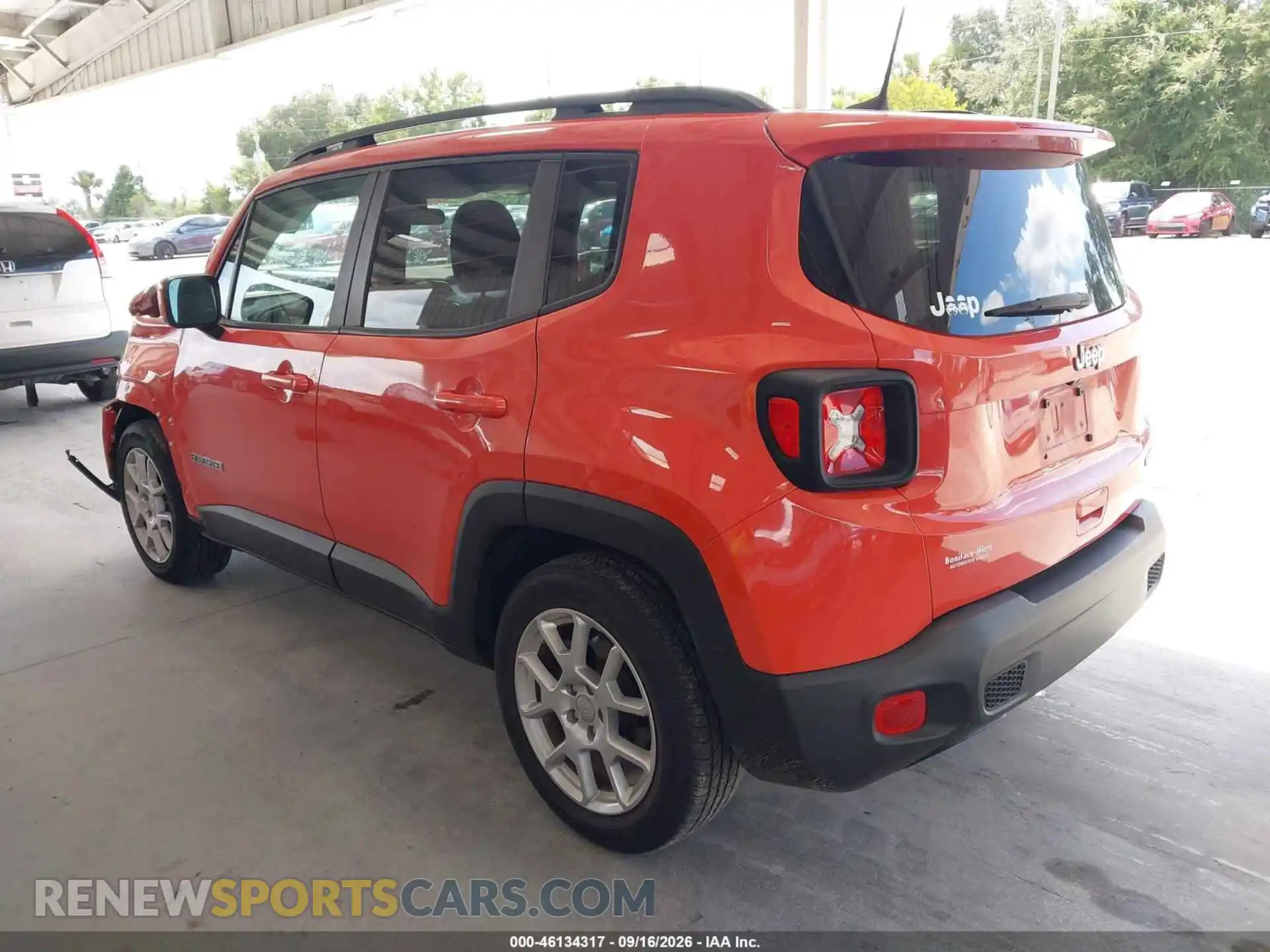 3 Фотография поврежденного автомобиля ZACNJCBB0MPN26824 JEEP RENEGADE 2021