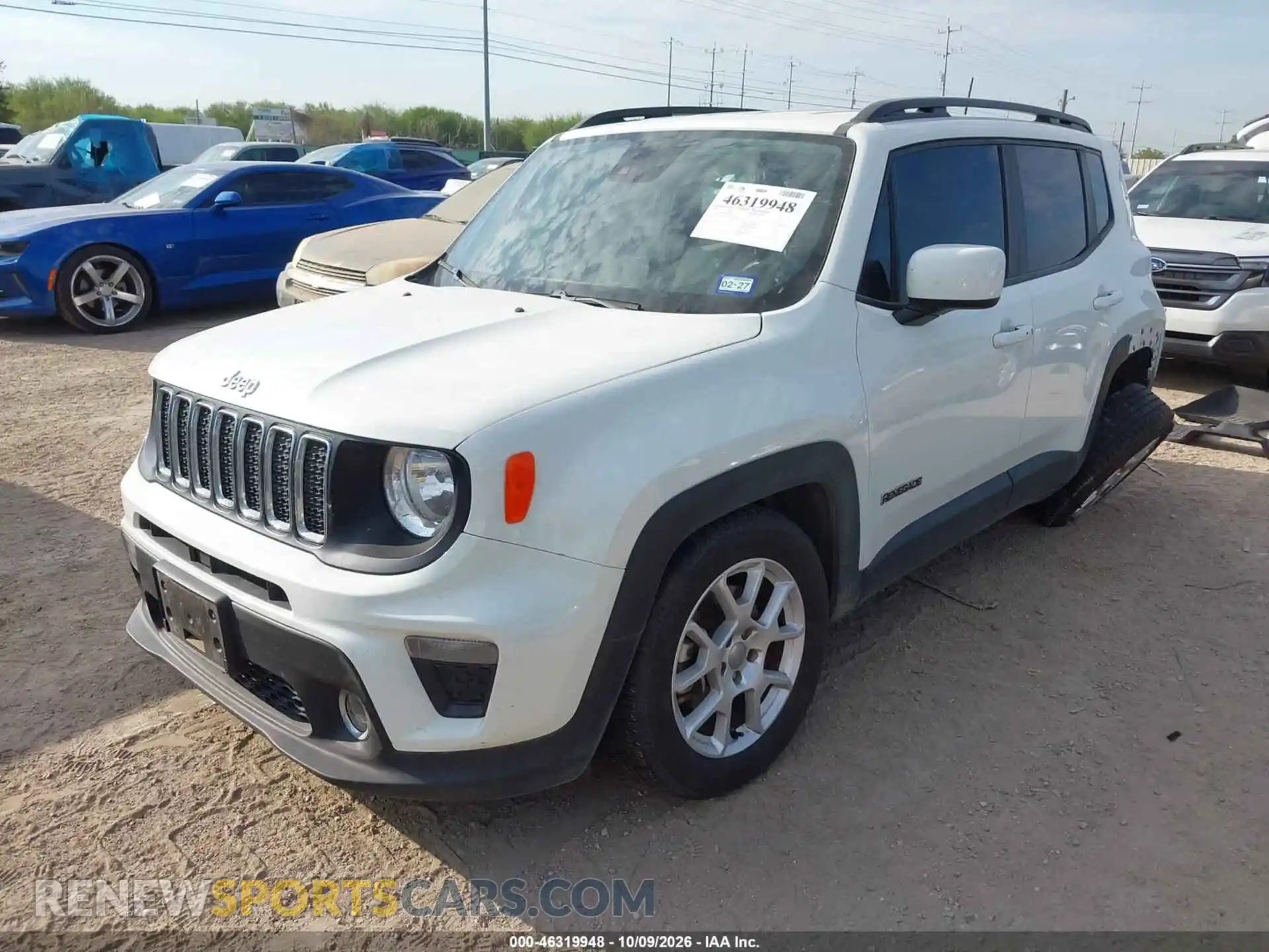 2 fotografías del automóvil dañado ZACNJCBB1MPM32869 JEEP RENEGADE 2021