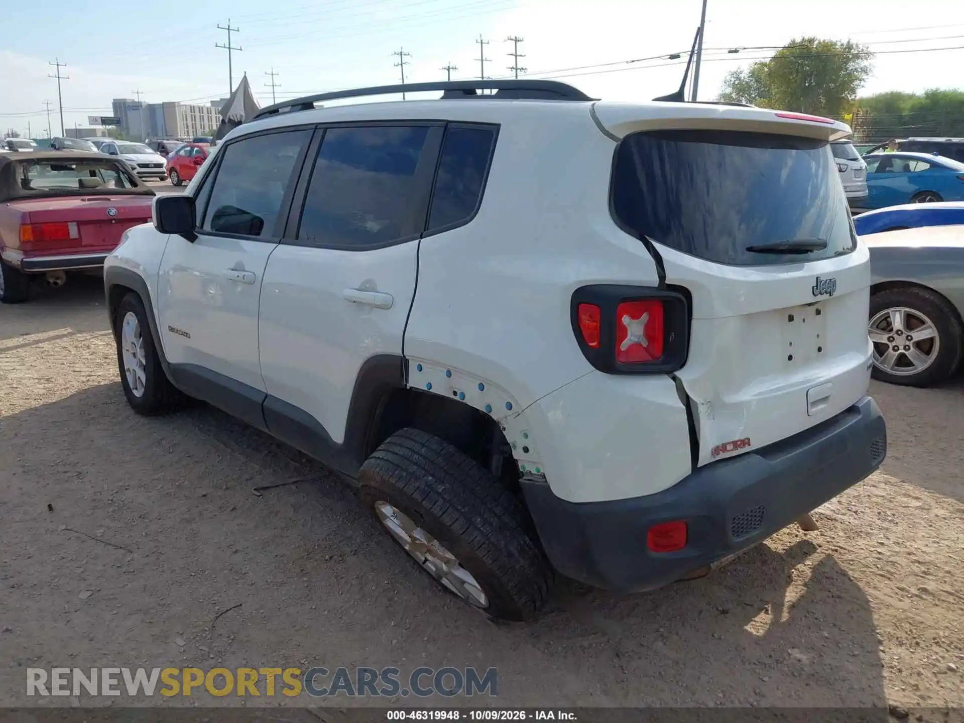3 fotografías del automóvil dañado ZACNJCBB1MPM32869 JEEP RENEGADE 2021