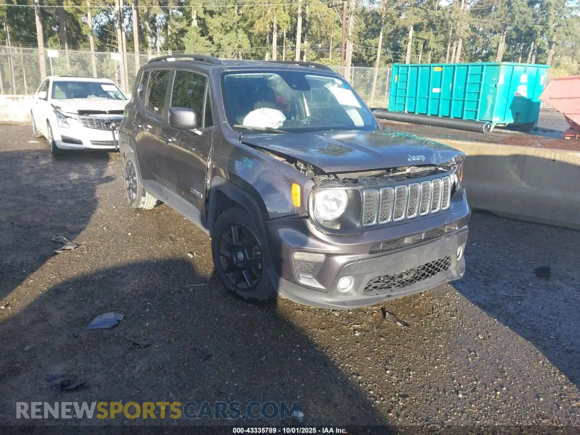 1 Photograph of a damaged car ZACNJCBB3MPM21596 JEEP RENEGADE 2021