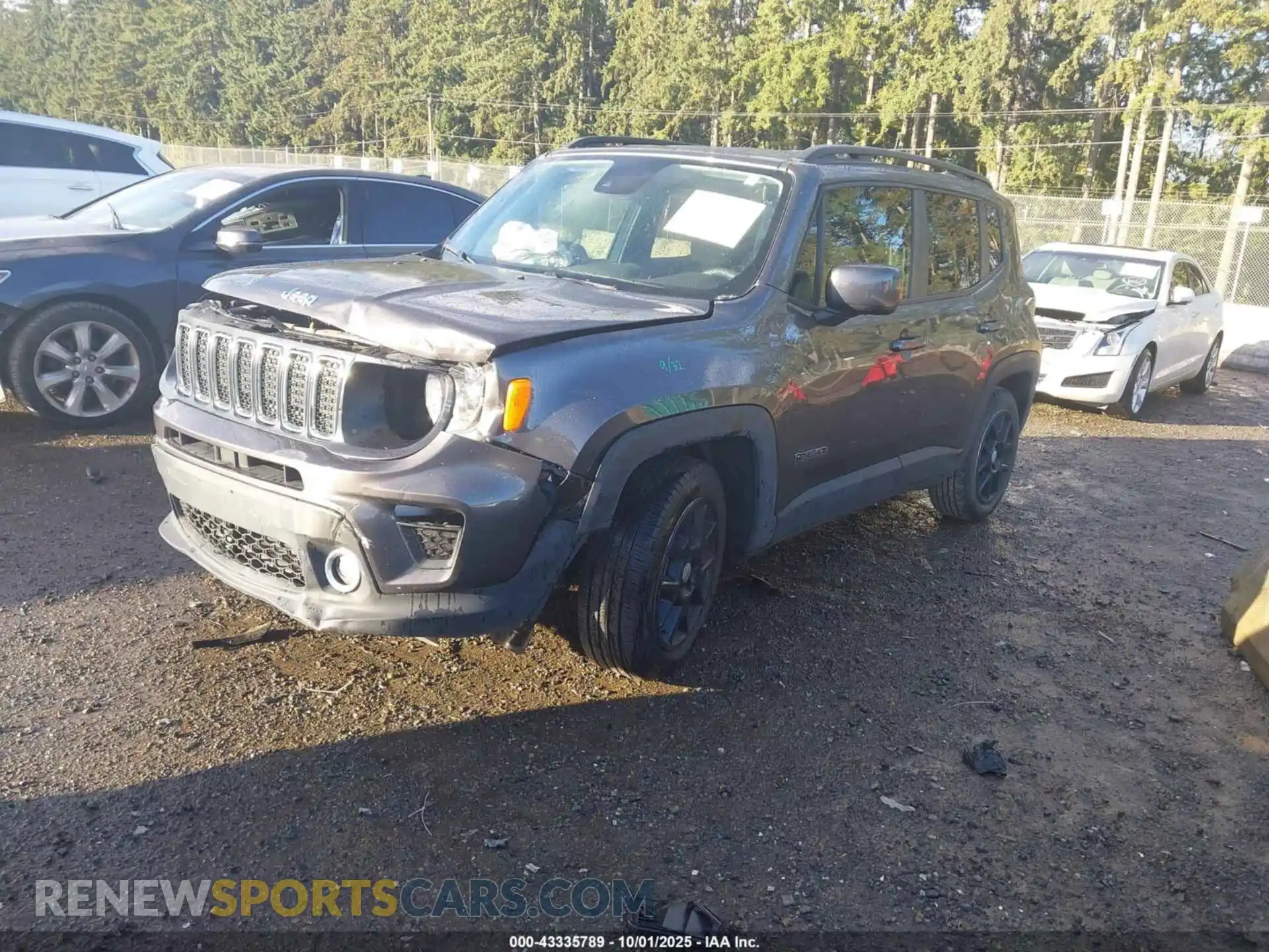 2 Photograph of a damaged car ZACNJCBB3MPM21596 JEEP RENEGADE 2021