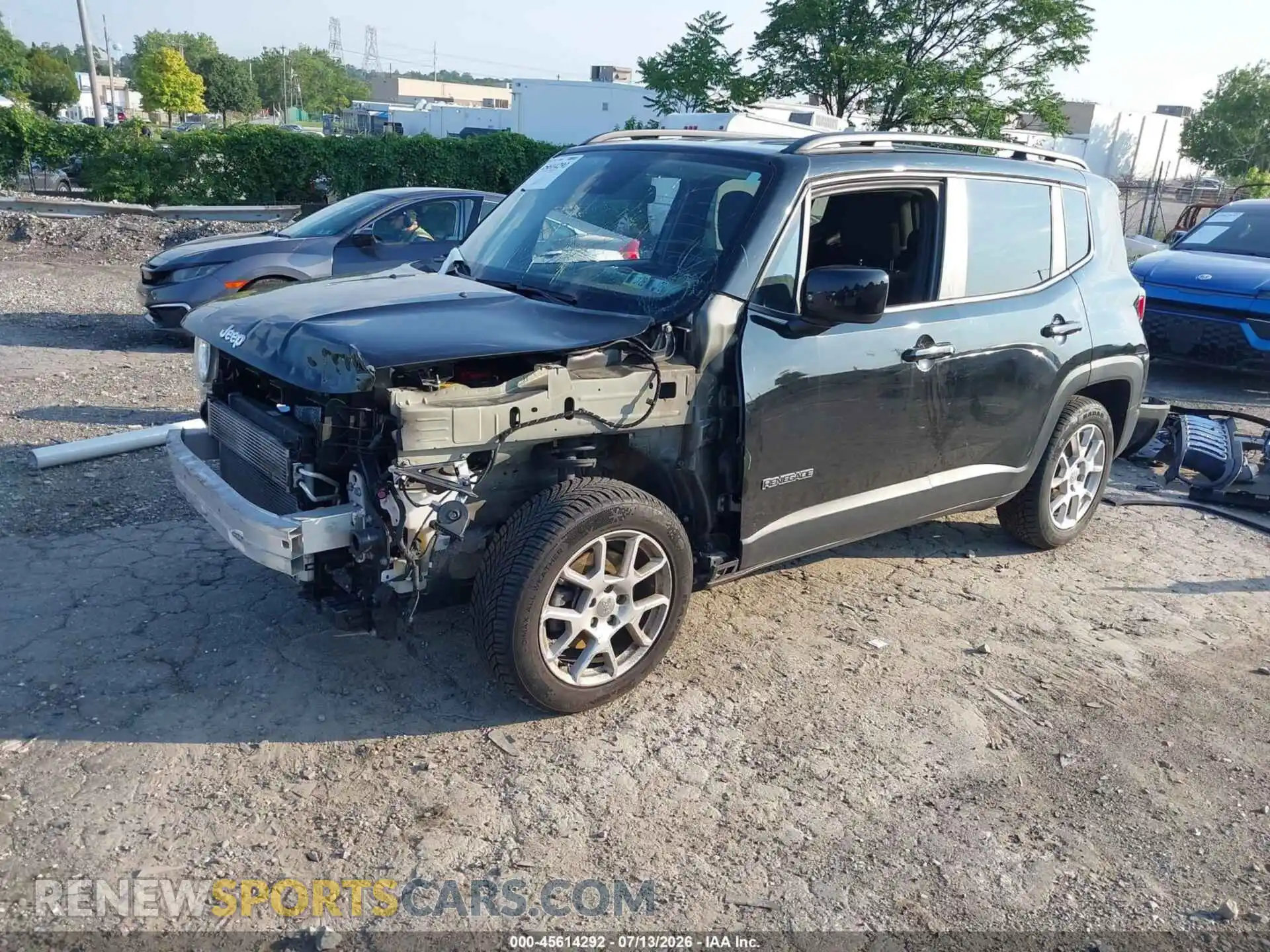 2 Photograph of a damaged car ZACNJCBB3MPM22912 JEEP RENEGADE 2021
