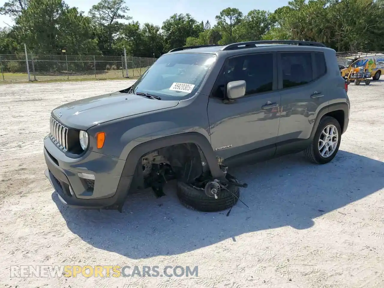 1 Фотография поврежденного автомобиля ZACNJCBB3MPM33876 JEEP RENEGADE 2021