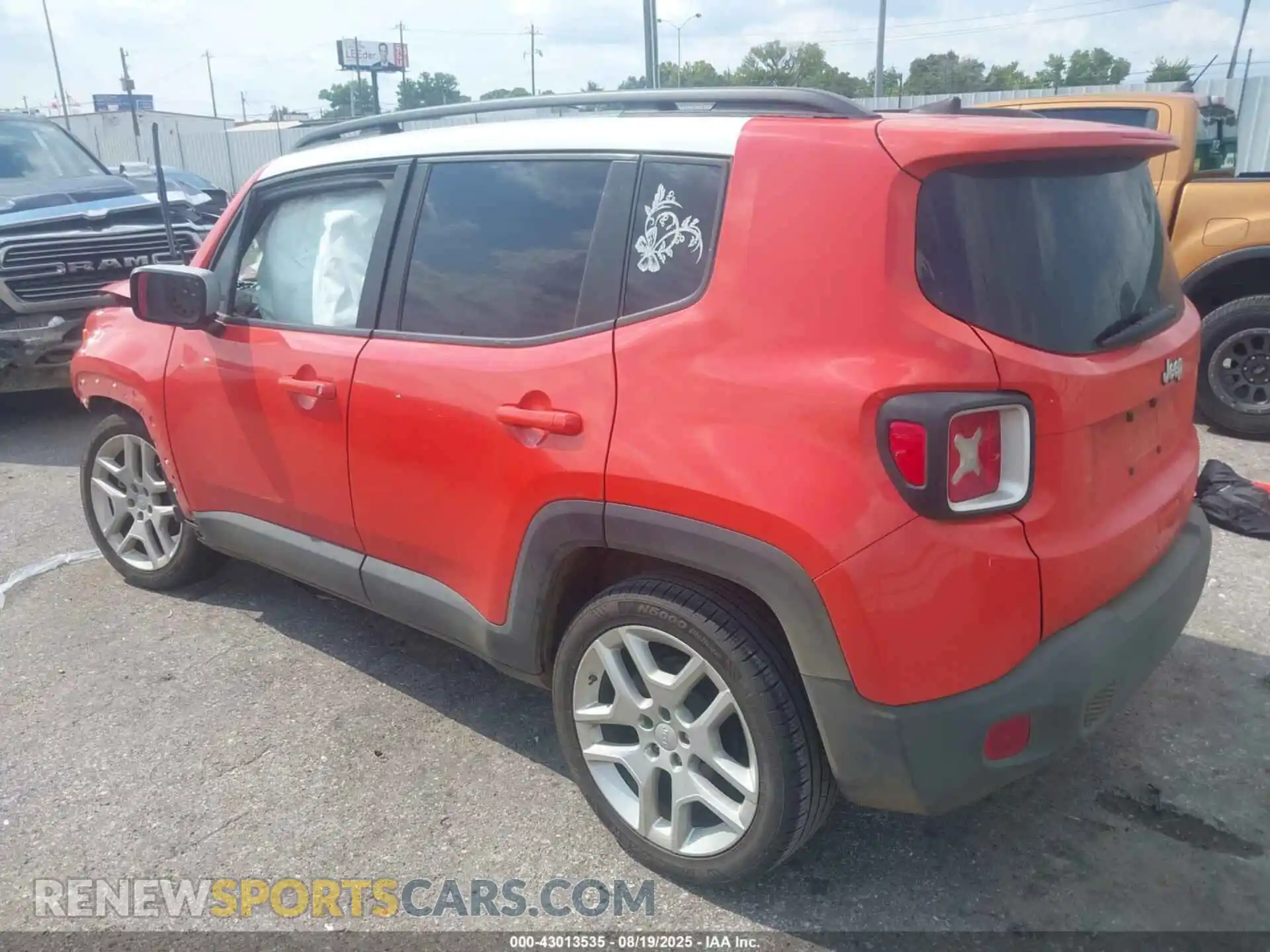 3 Photograph of a damaged car ZACNJCBB3MPM76078 JEEP RENEGADE 2021