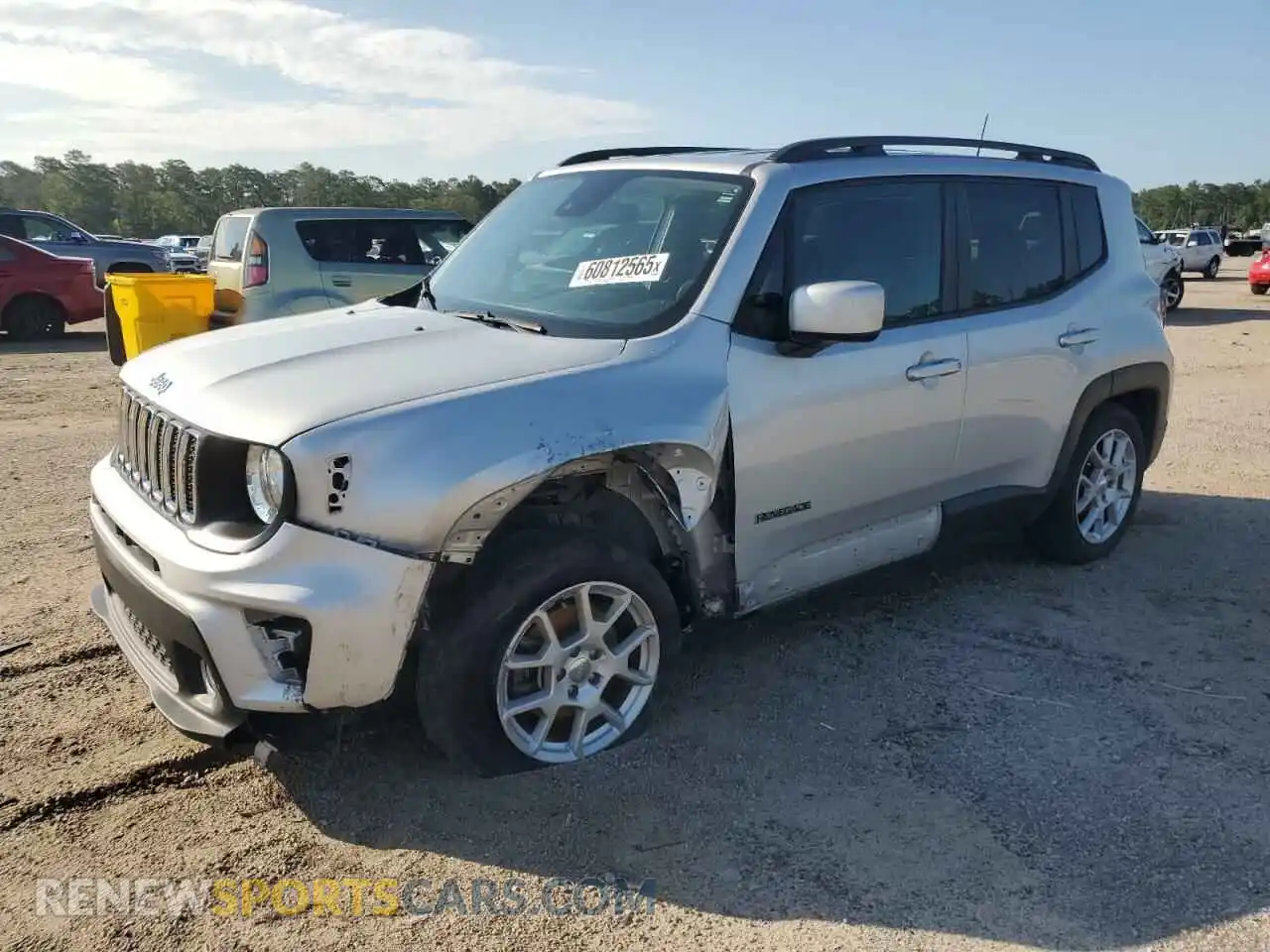 1 Photograph of a damaged car ZACNJCBB4MPM21364 JEEP RENEGADE 2021