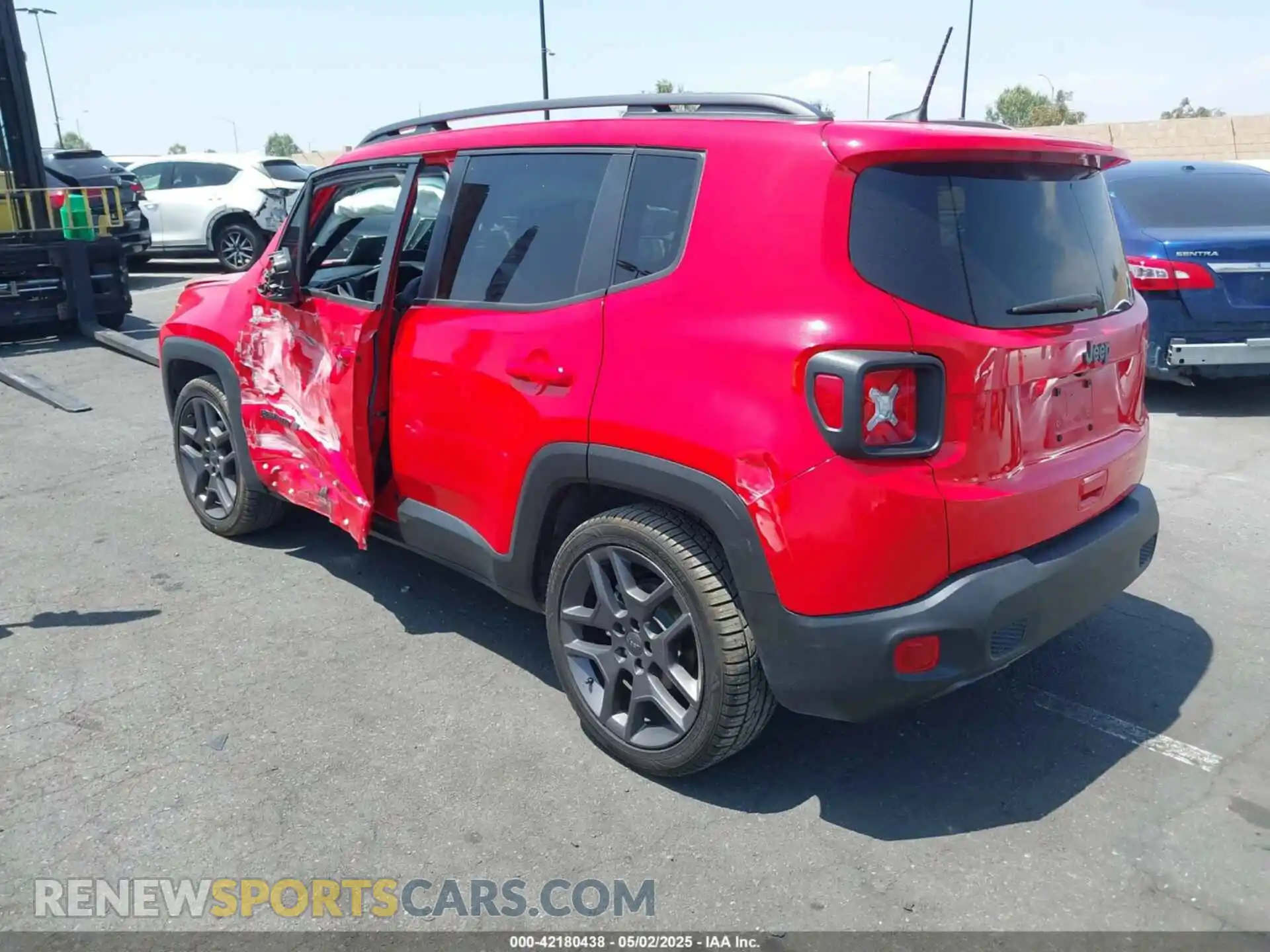 3 Photograph of a damaged car ZACNJCBB4MPM32798 JEEP RENEGADE 2021