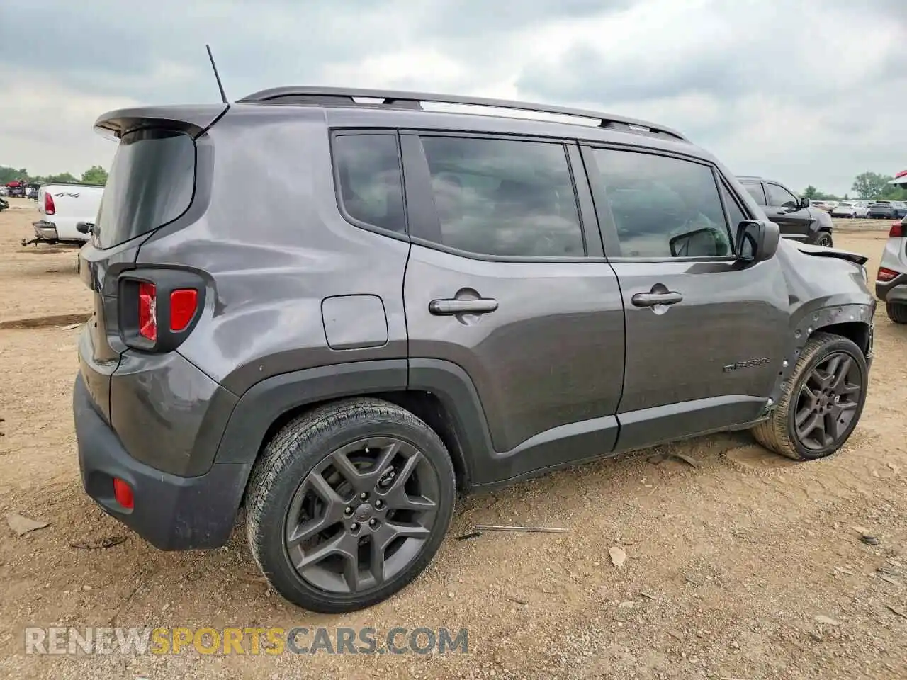3 Photograph of a damaged car ZACNJCBB4MPN10206 JEEP RENEGADE 2021
