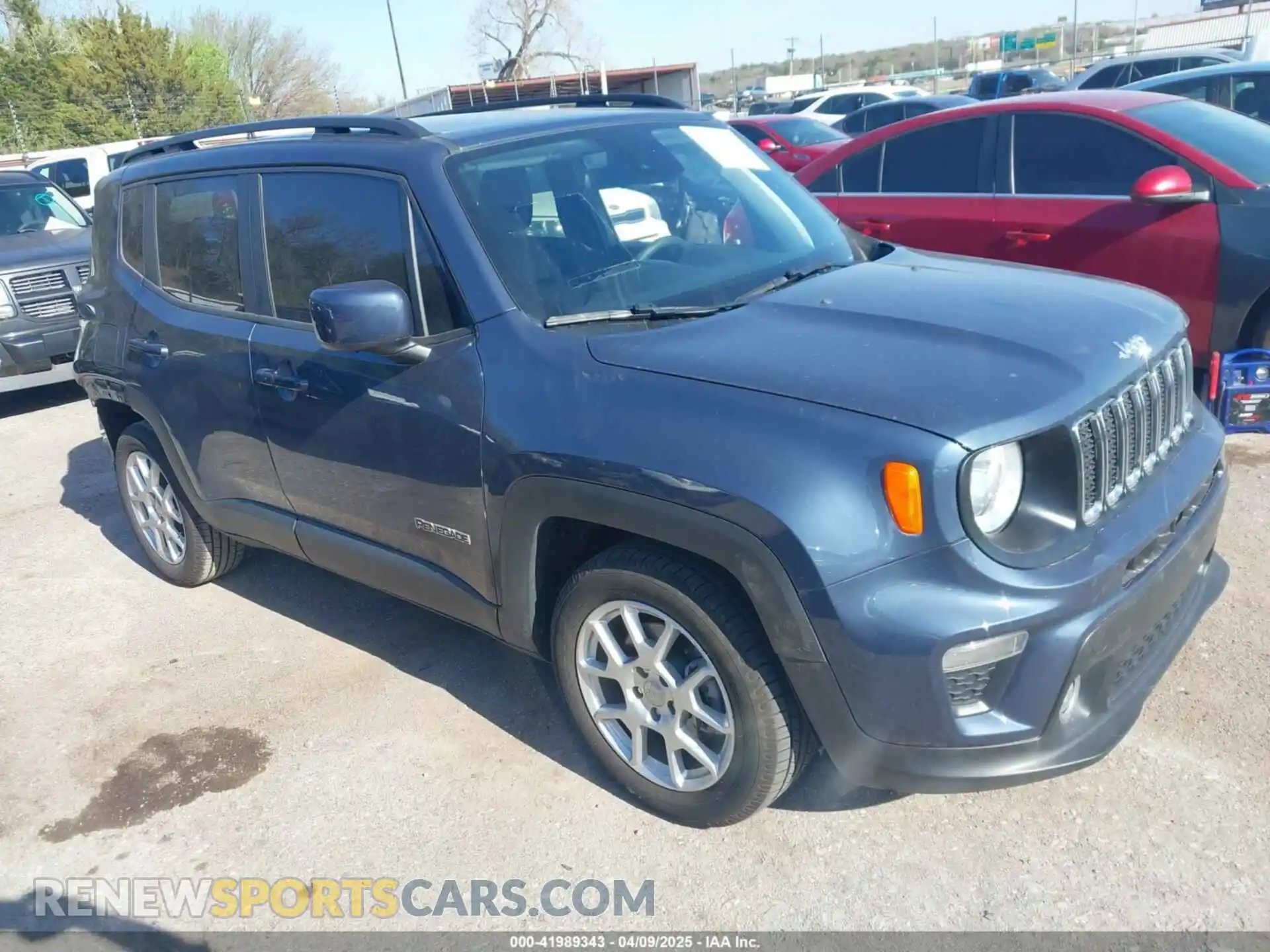 1 Photograph of a damaged car ZACNJCBB4MPN27152 JEEP RENEGADE 2021