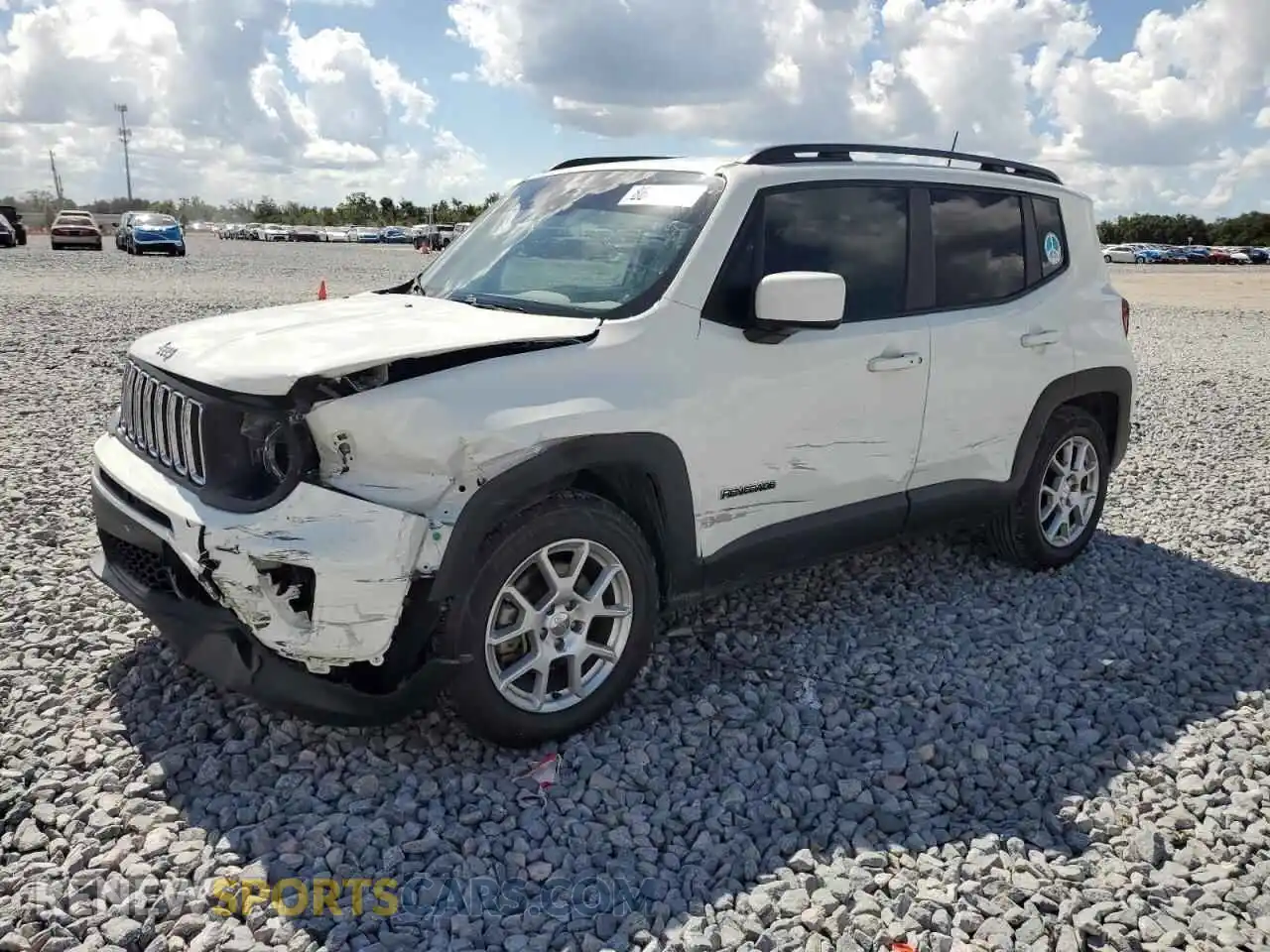 1 Photograph of a damaged car ZACNJCBB4MPN27331 JEEP RENEGADE 2021