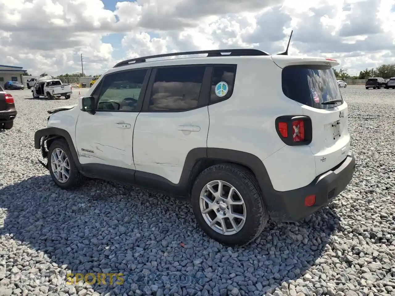 2 Photograph of a damaged car ZACNJCBB4MPN27331 JEEP RENEGADE 2021