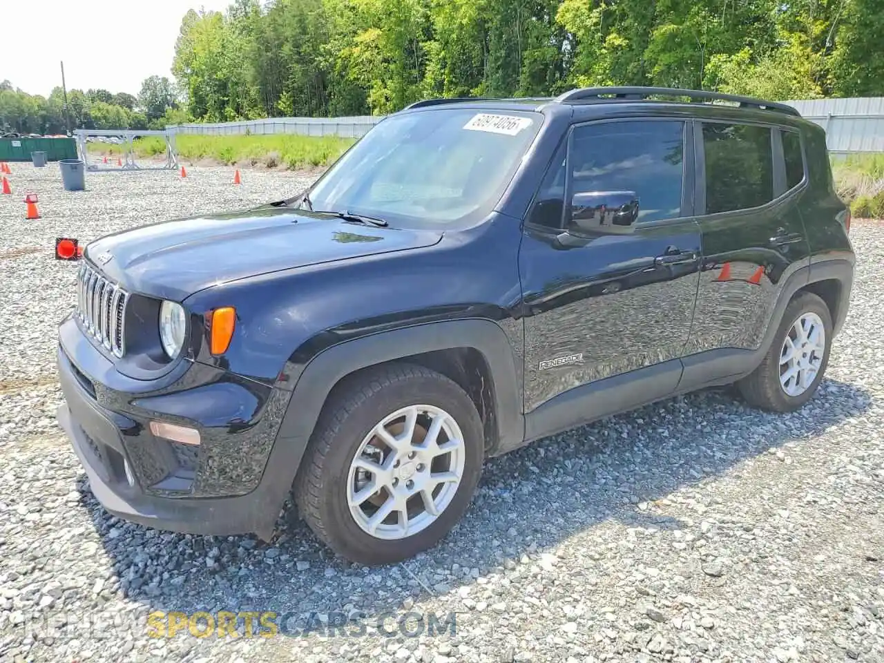 1 Photograph of a damaged car ZACNJCBB5MPM22622 JEEP RENEGADE 2021