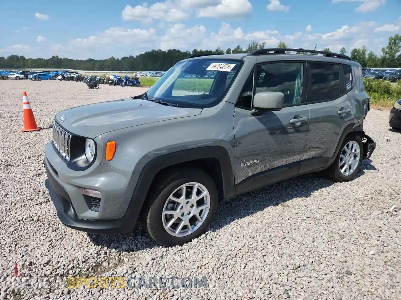 1 Photograph of a damaged car ZACNJCBB5MPM81122 JEEP RENEGADE 2021