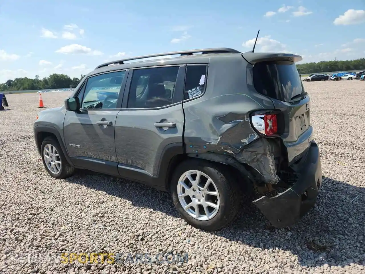 2 Photograph of a damaged car ZACNJCBB5MPM81122 JEEP RENEGADE 2021
