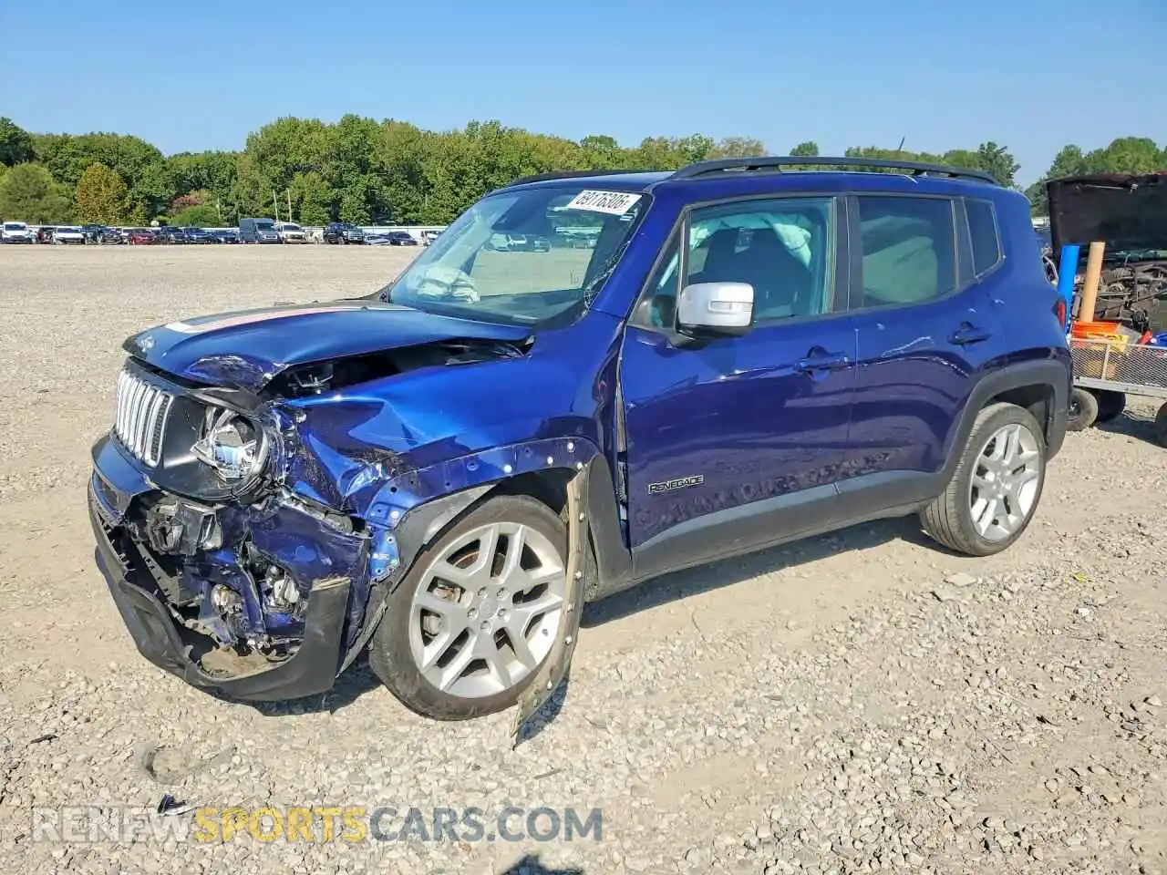 1 Фотография поврежденного автомобиля ZACNJCBB6MPM41129 JEEP RENEGADE 2021