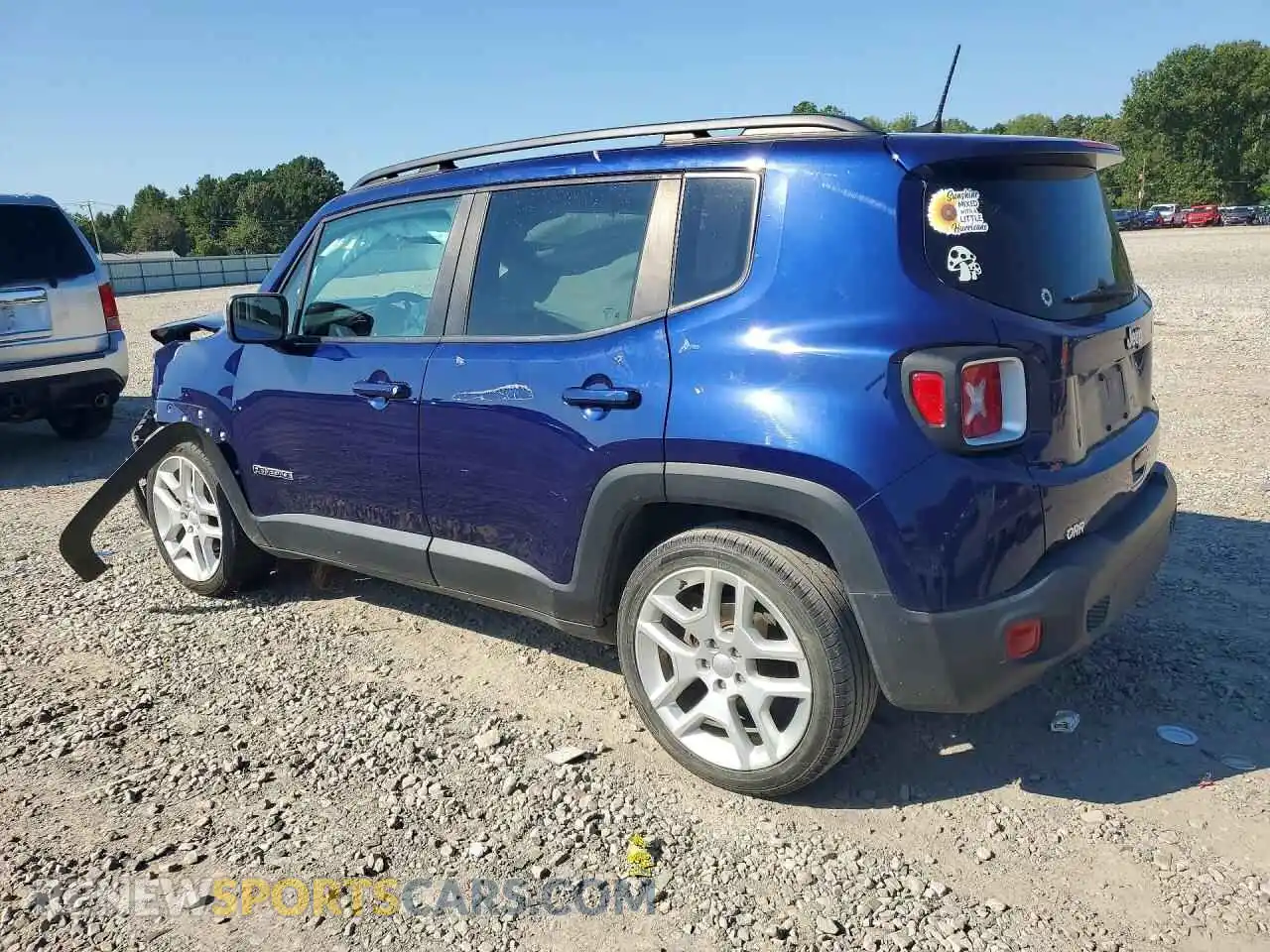 2 Фотография поврежденного автомобиля ZACNJCBB6MPM41129 JEEP RENEGADE 2021