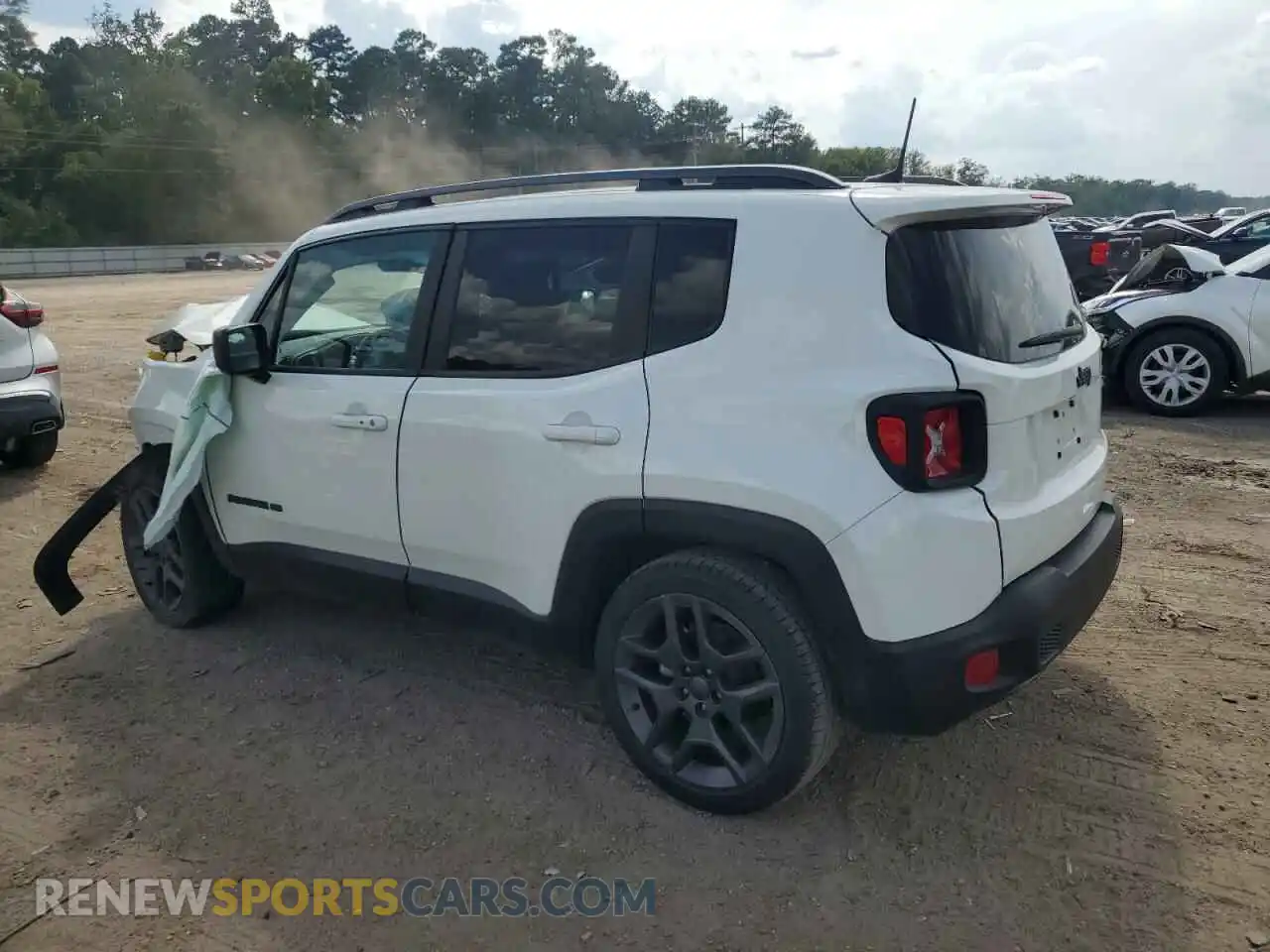 2 Photograph of a damaged car ZACNJCBB6MPM54012 JEEP RENEGADE 2021