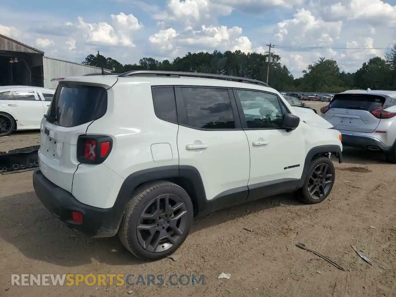 3 Photograph of a damaged car ZACNJCBB6MPM54012 JEEP RENEGADE 2021