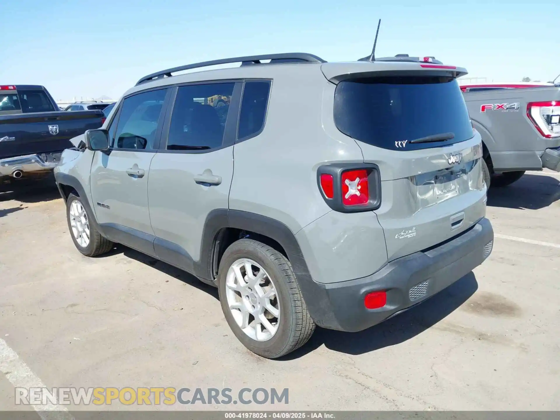 3 Photograph of a damaged car ZACNJCBB6MPN22907 JEEP RENEGADE 2021