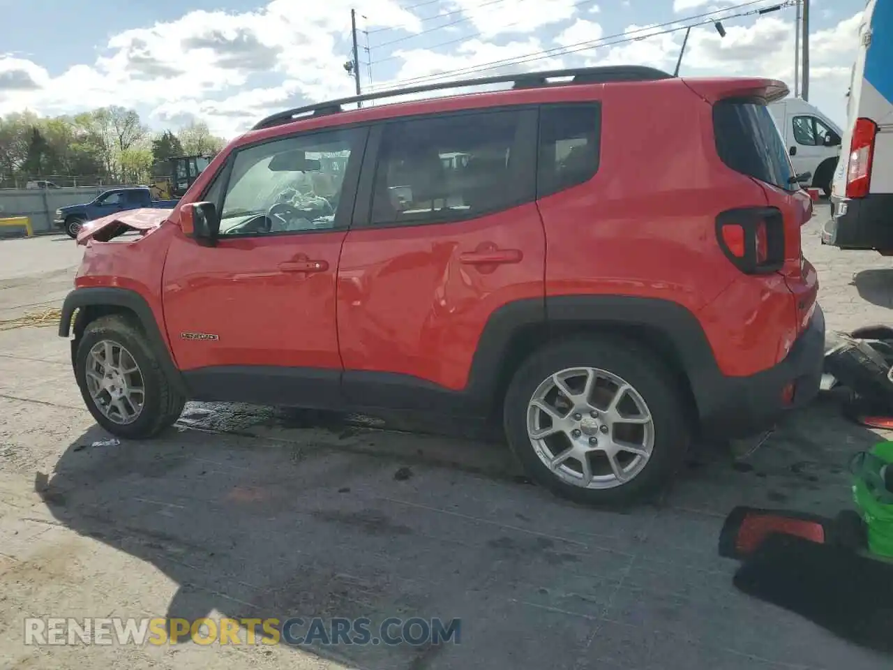 2 Photograph of a damaged car ZACNJCBB7MPM58036 JEEP RENEGADE 2021