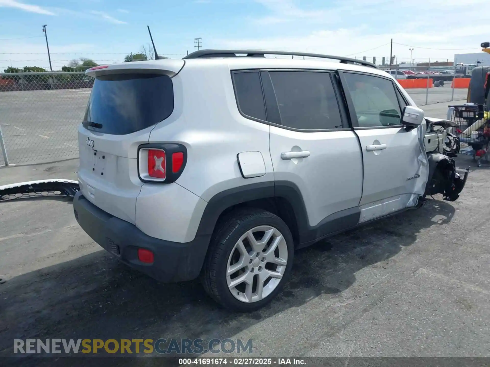3 Photograph of a damaged car ZACNJCBB7MPM96429 JEEP RENEGADE 2021