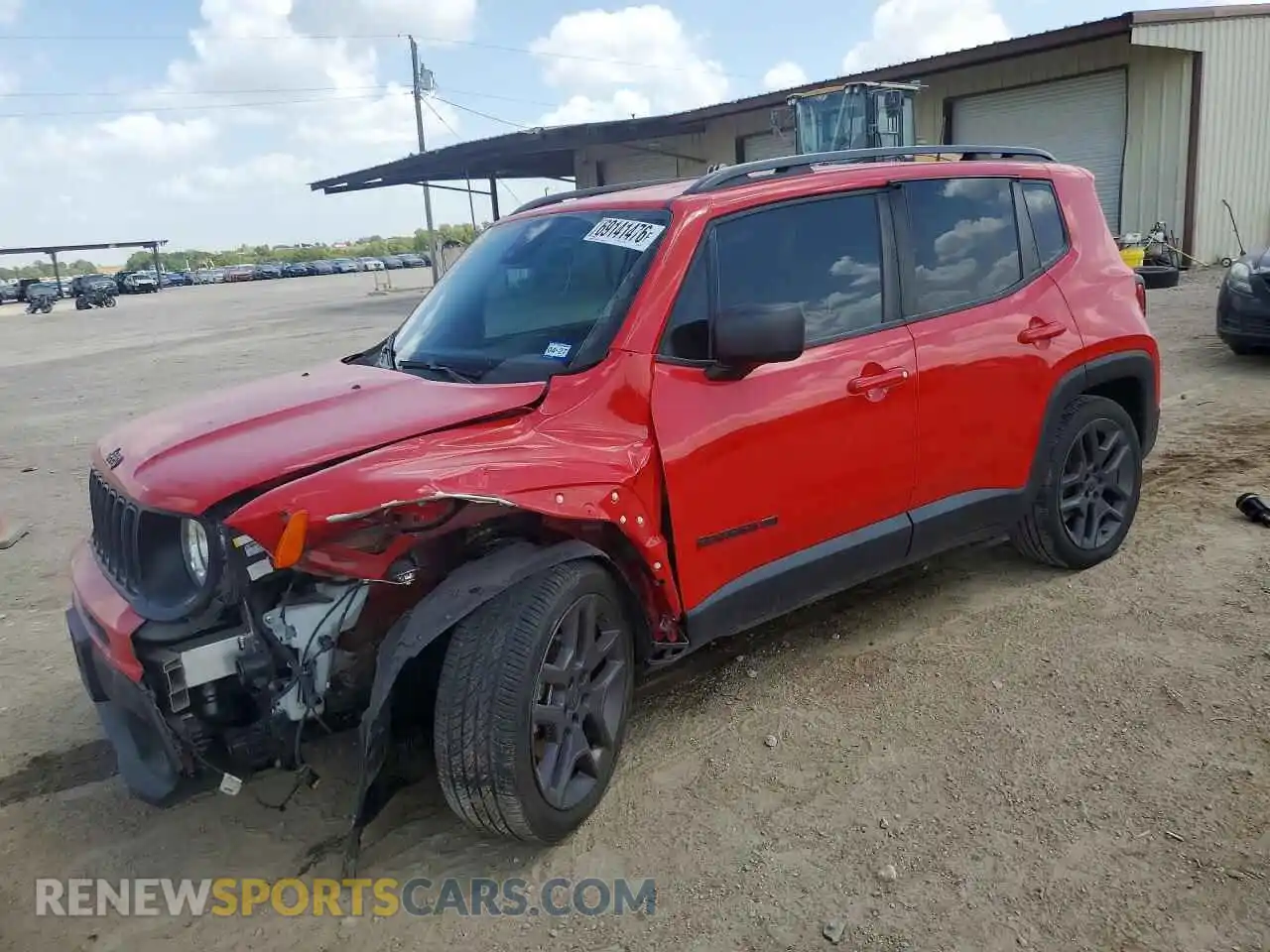1 Фотография поврежденного автомобиля ZACNJCBB8MPM51693 JEEP RENEGADE 2021