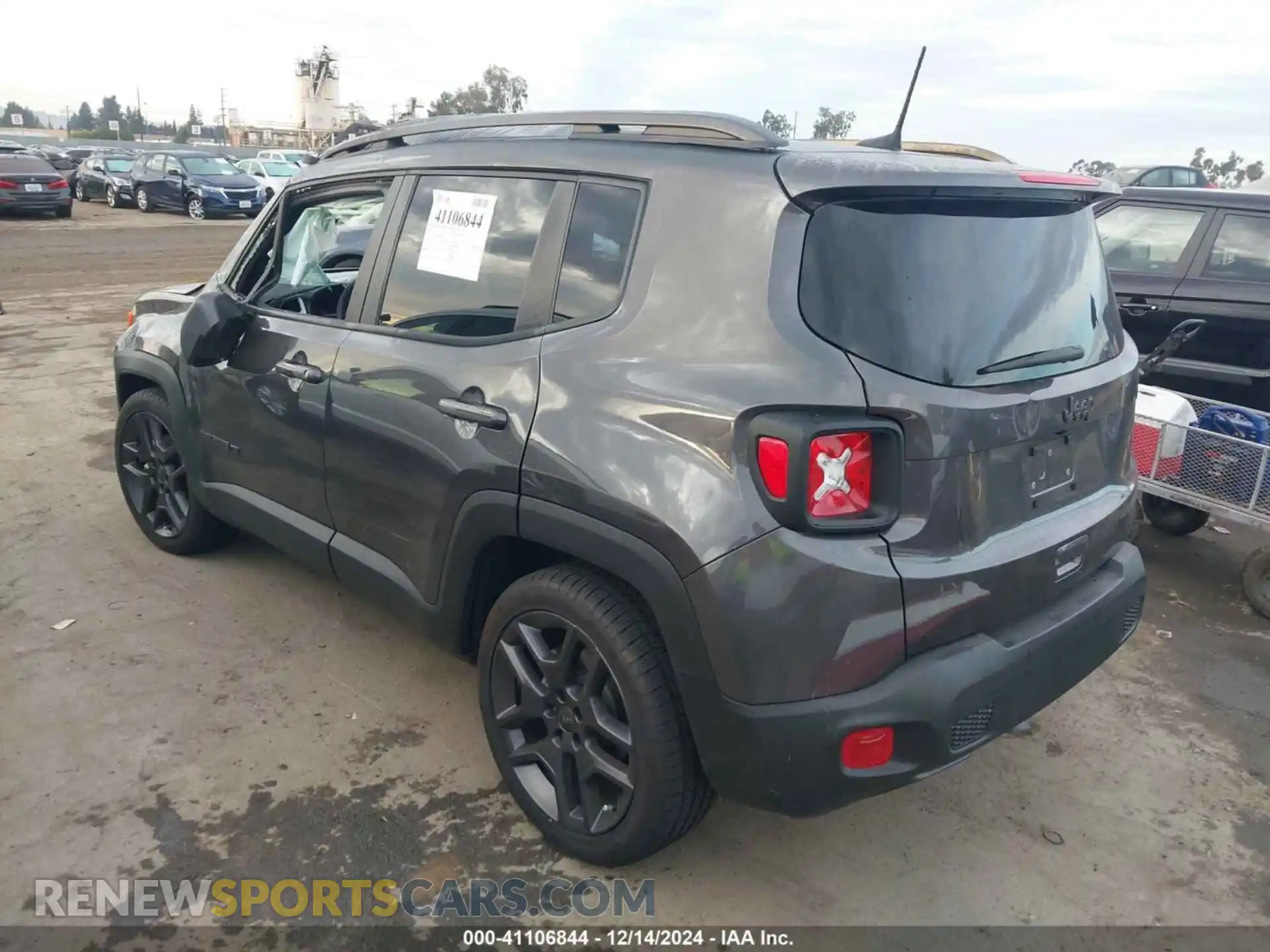 3 Фотография поврежденного автомобиля ZACNJCBB8MPM68302 JEEP RENEGADE 2021