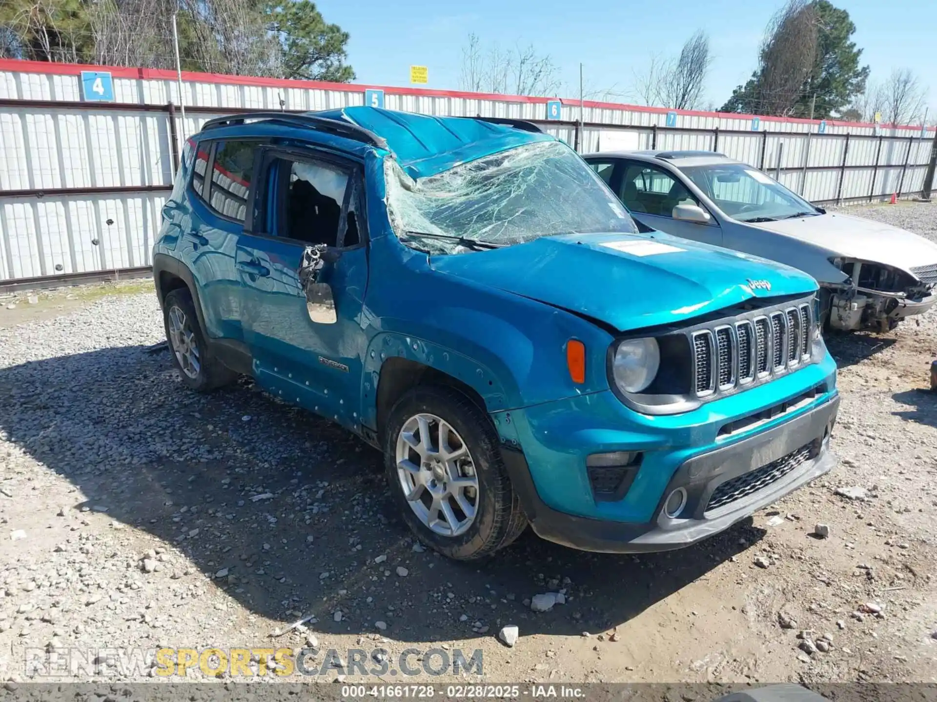 1 Photograph of a damaged car ZACNJCBB8MPM70437 JEEP RENEGADE 2021