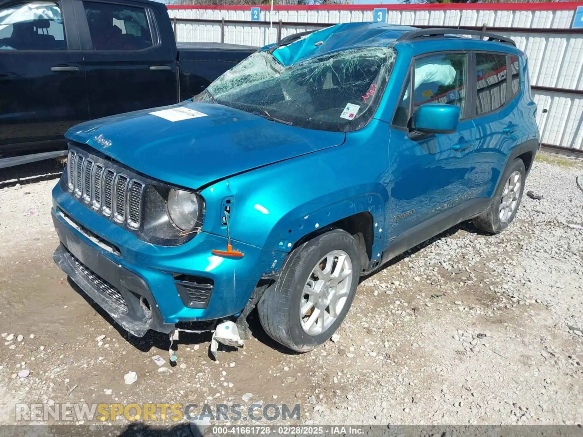 2 Photograph of a damaged car ZACNJCBB8MPM70437 JEEP RENEGADE 2021