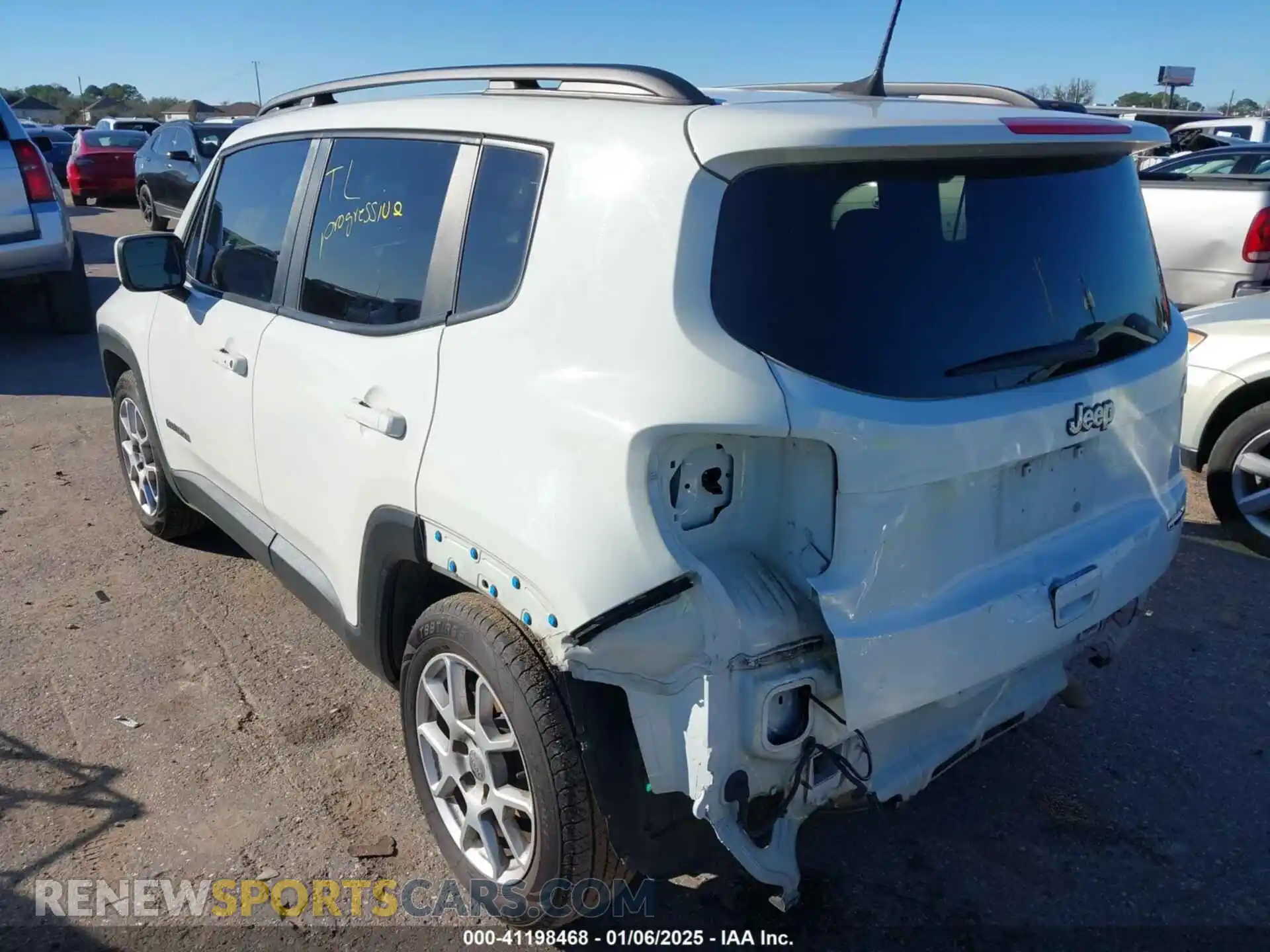 3 Photograph of a damaged car ZACNJCBB8MPN23881 JEEP RENEGADE 2021