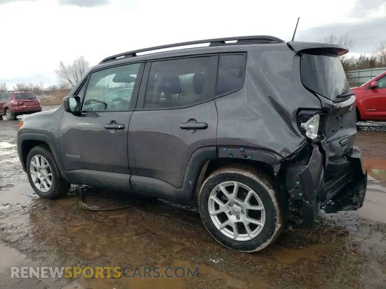2 Photograph of a damaged car ZACNJCBB8MPN34752 JEEP RENEGADE 2021