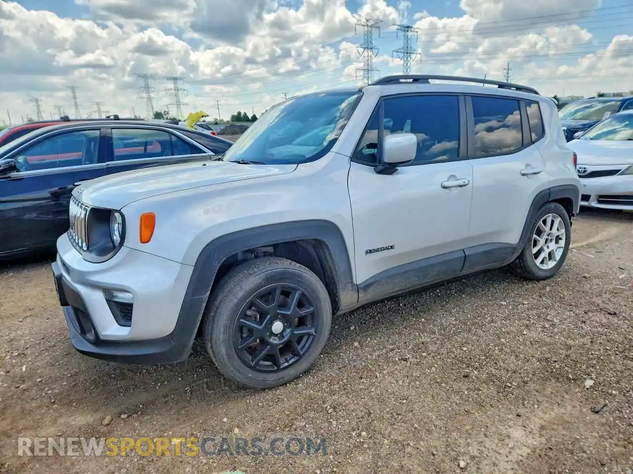 1 Фотография поврежденного автомобиля ZACNJCBB9MPM29167 JEEP RENEGADE 2021
