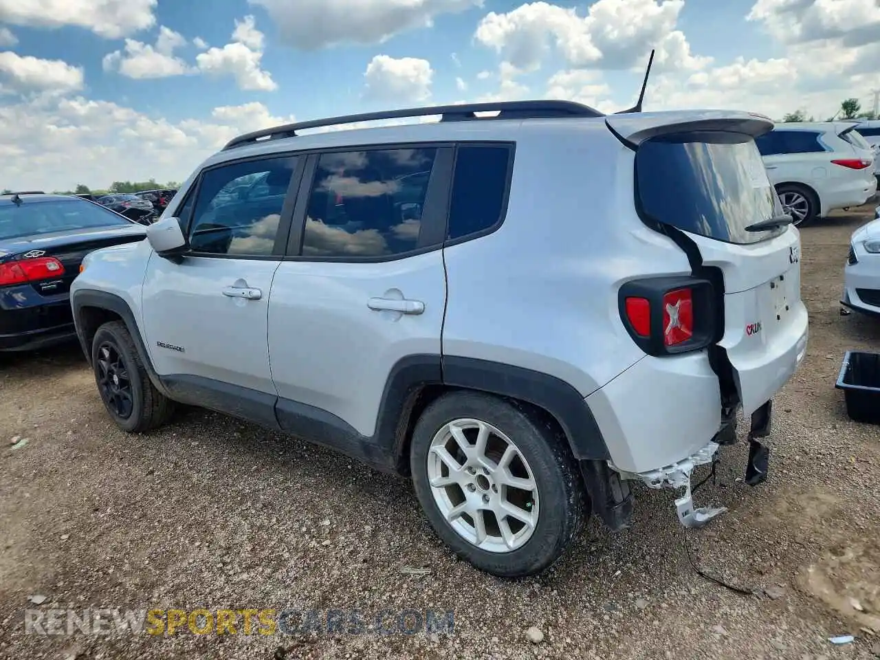 2 Фотография поврежденного автомобиля ZACNJCBB9MPM29167 JEEP RENEGADE 2021