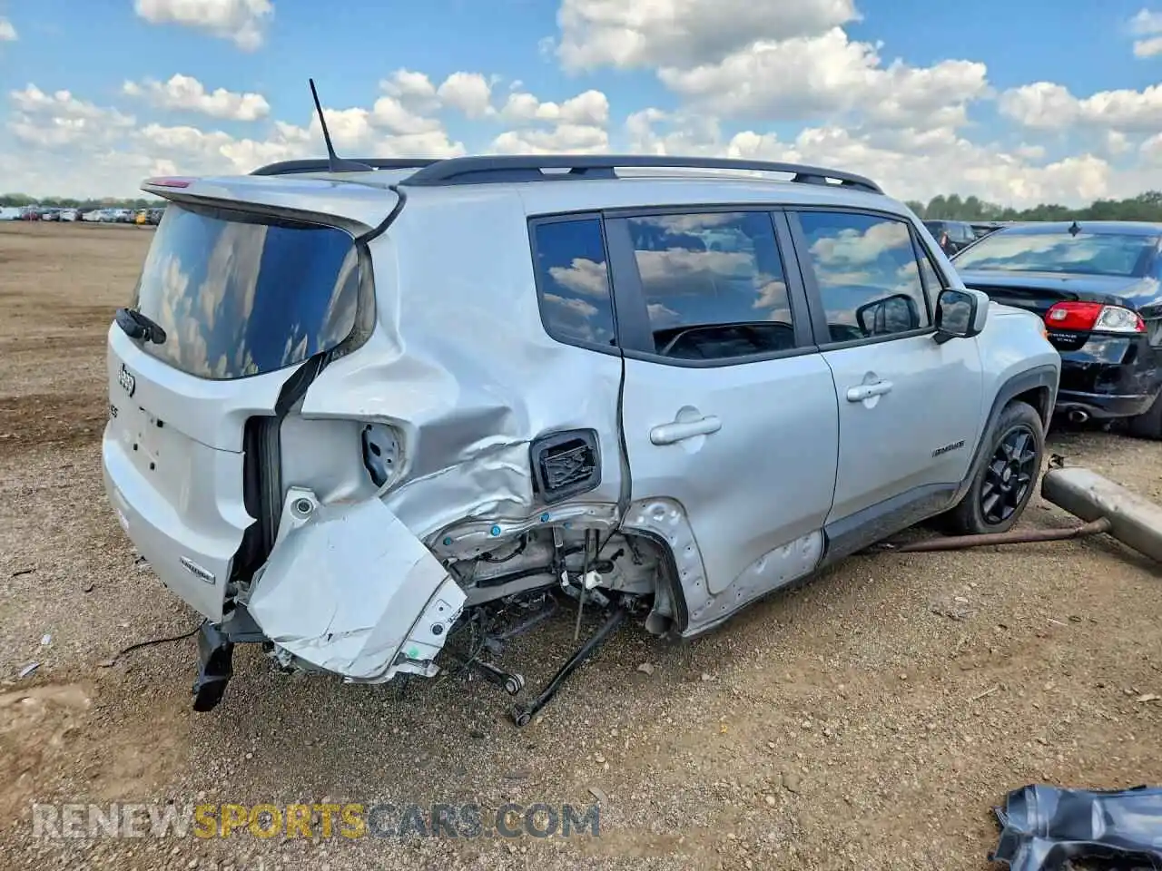 3 Фотография поврежденного автомобиля ZACNJCBB9MPM29167 JEEP RENEGADE 2021