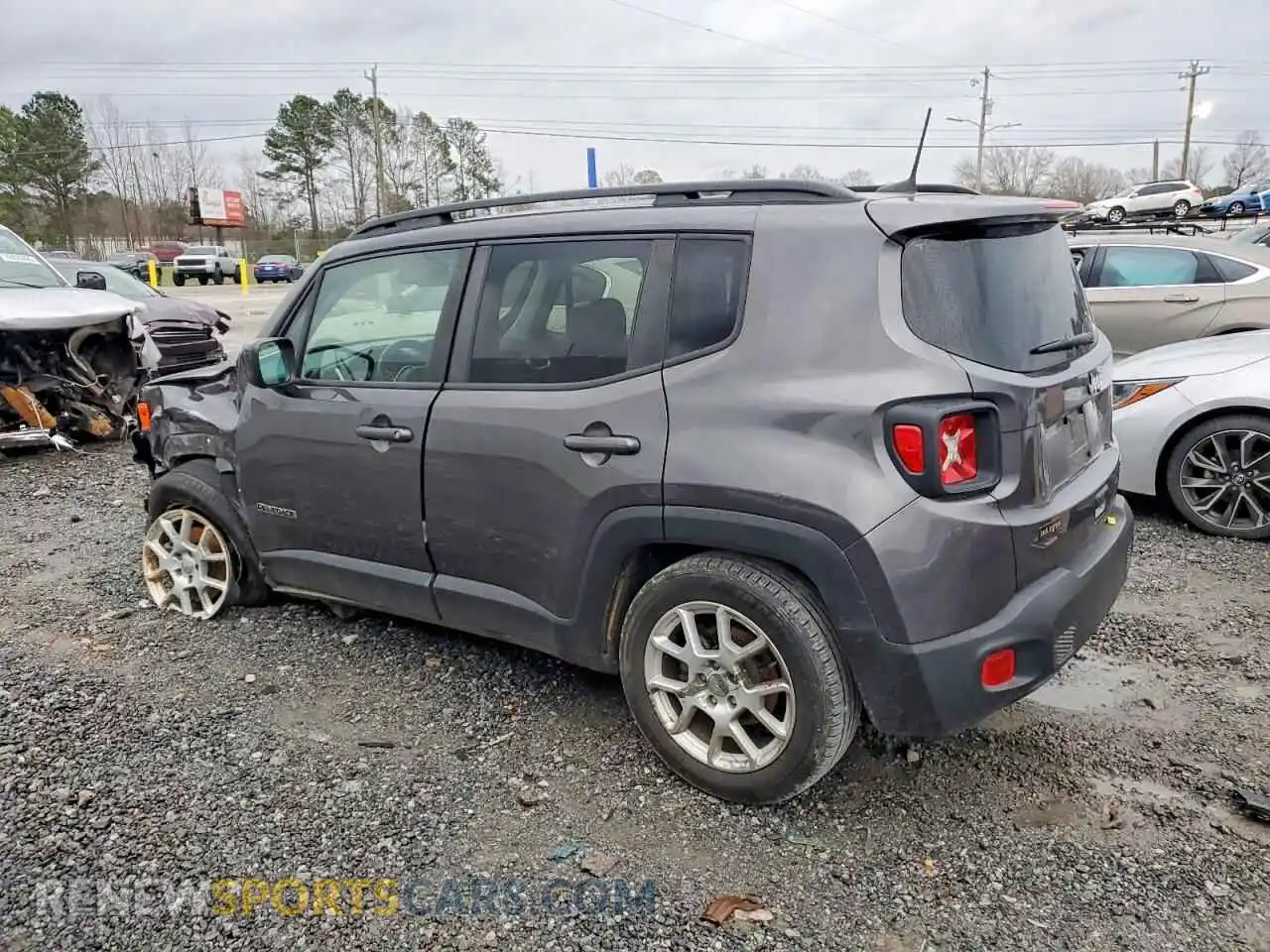 2 Photograph of a damaged car ZACNJCBB9MPN13828 JEEP RENEGADE 2021
