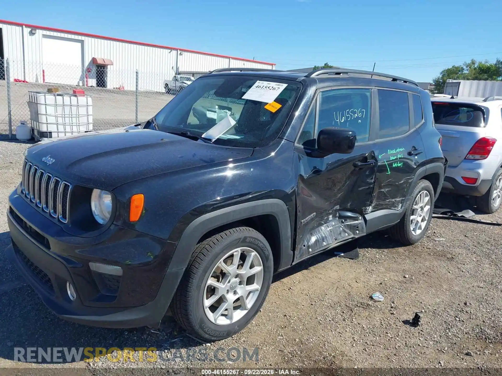 2 Photograph of a damaged car ZACNJCBB9MPN27020 JEEP RENEGADE 2021