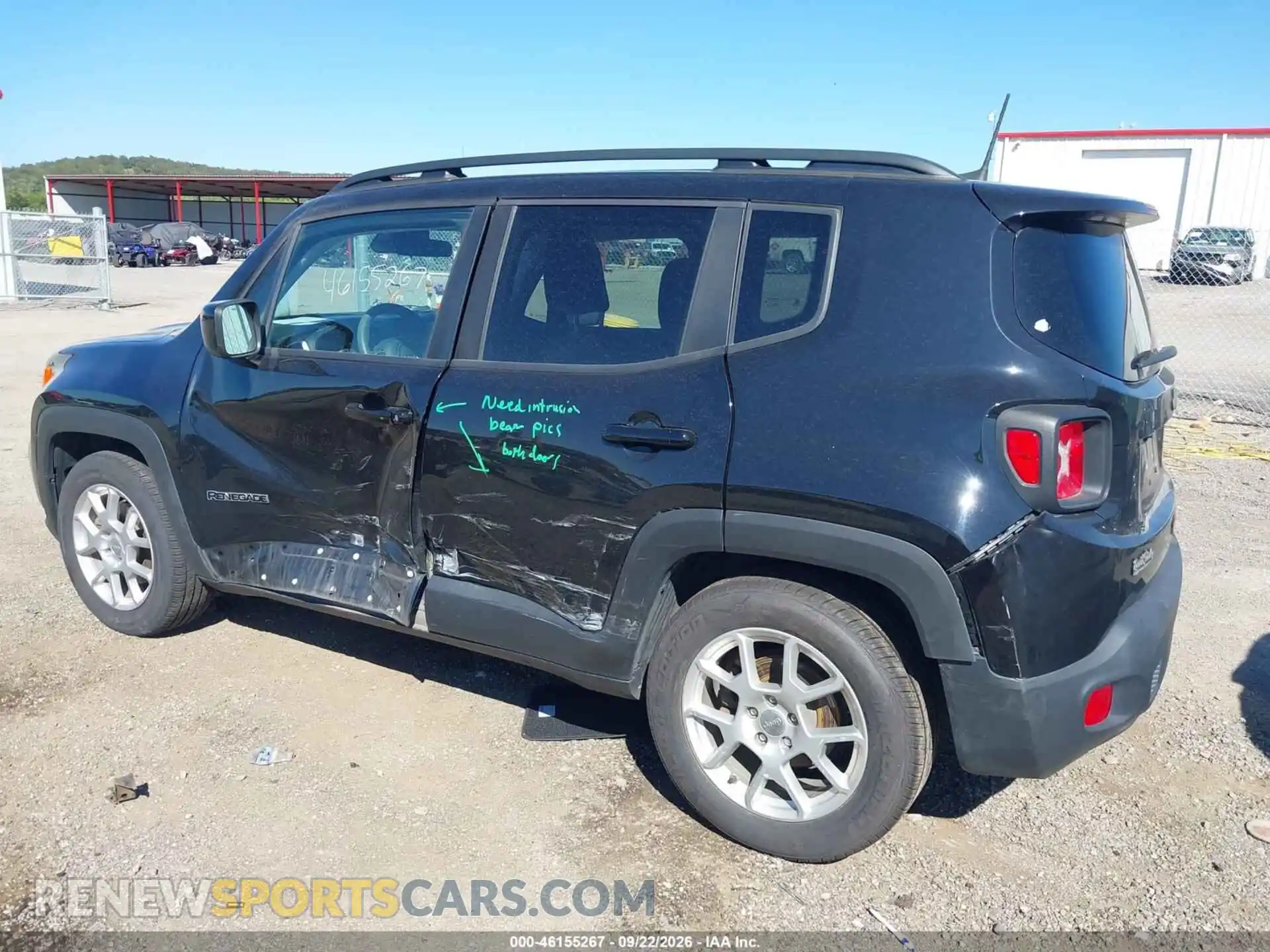 3 Photograph of a damaged car ZACNJCBB9MPN27020 JEEP RENEGADE 2021