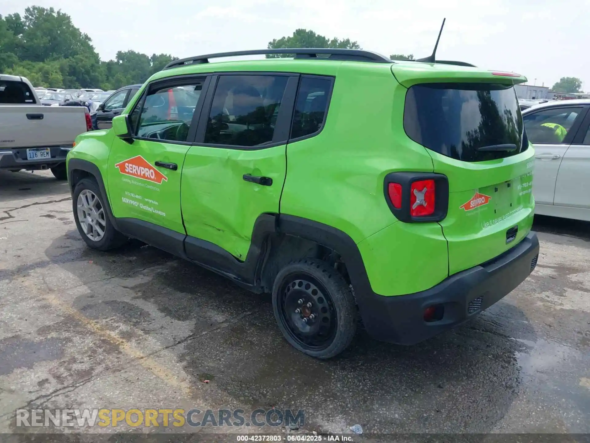 3 fotografías del automóvil dañado ZACNJCBB9MPN33190 JEEP RENEGADE 2021