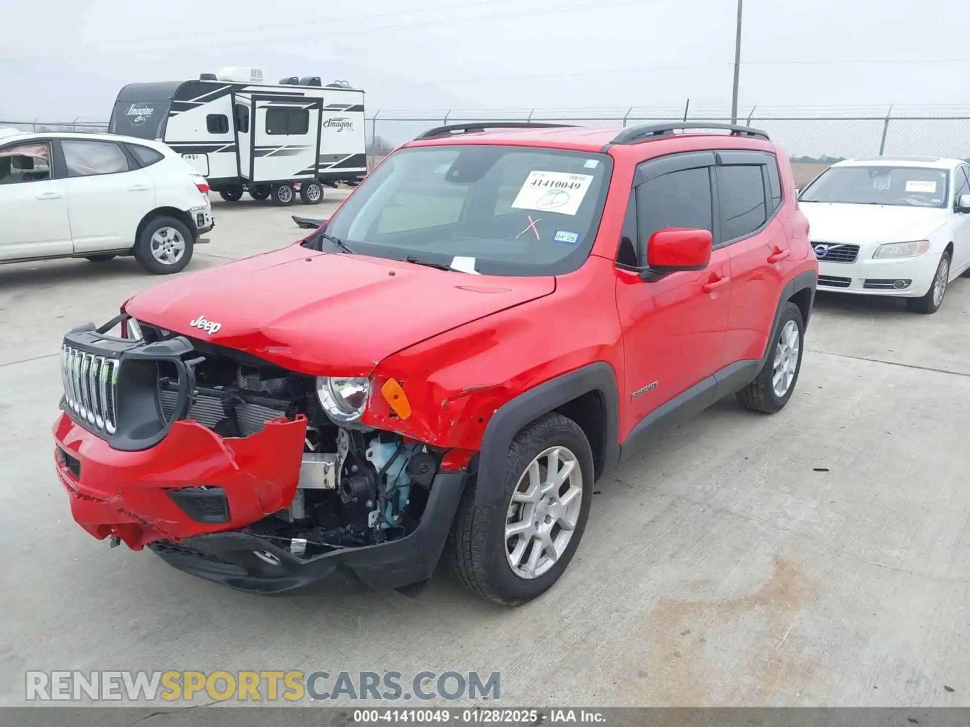 2 Photograph of a damaged car ZACNJCBBXMPM21045 JEEP RENEGADE 2021