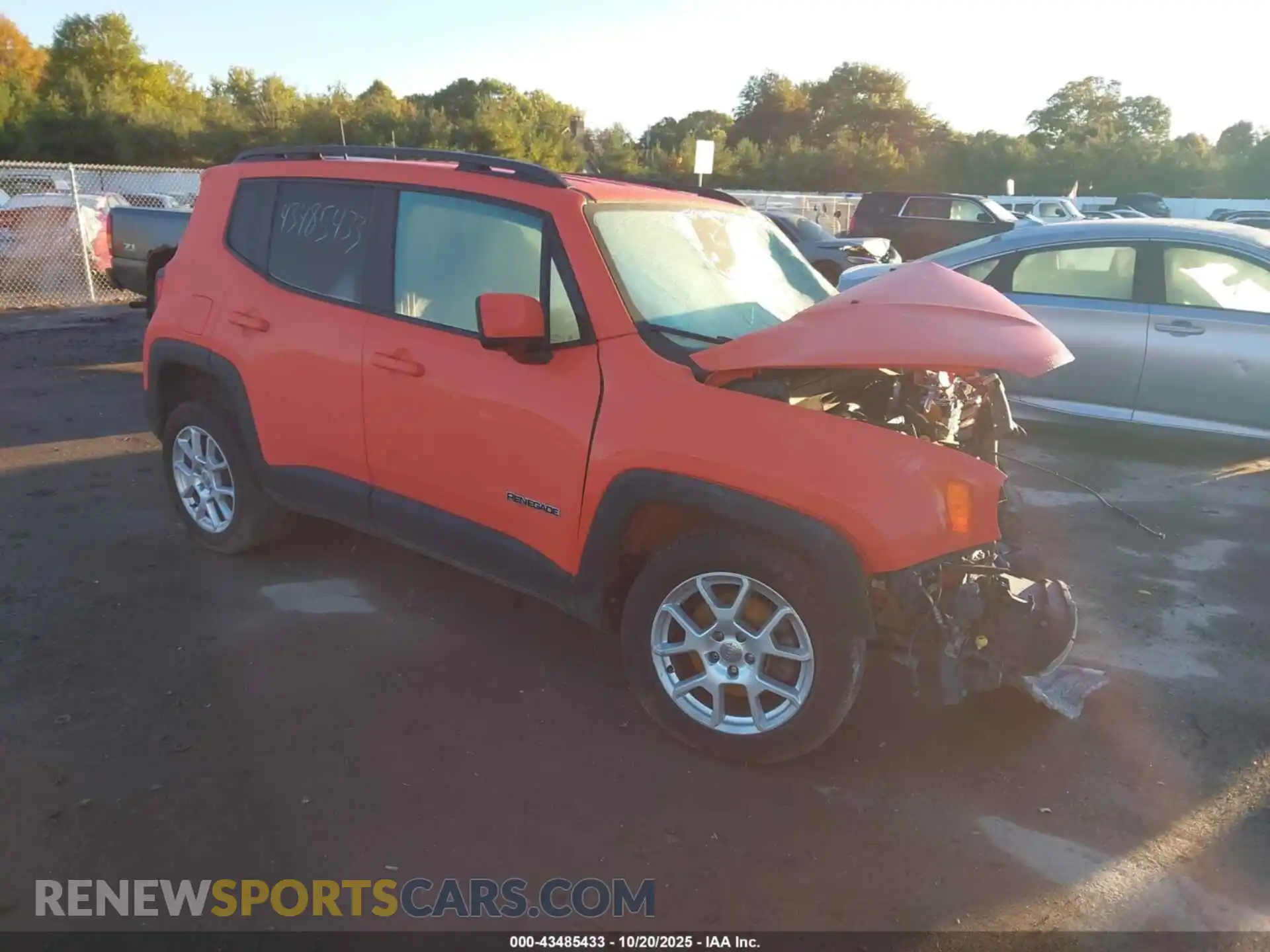 1 Photograph of a damaged car ZACNJCBBXMPM45667 JEEP RENEGADE 2021