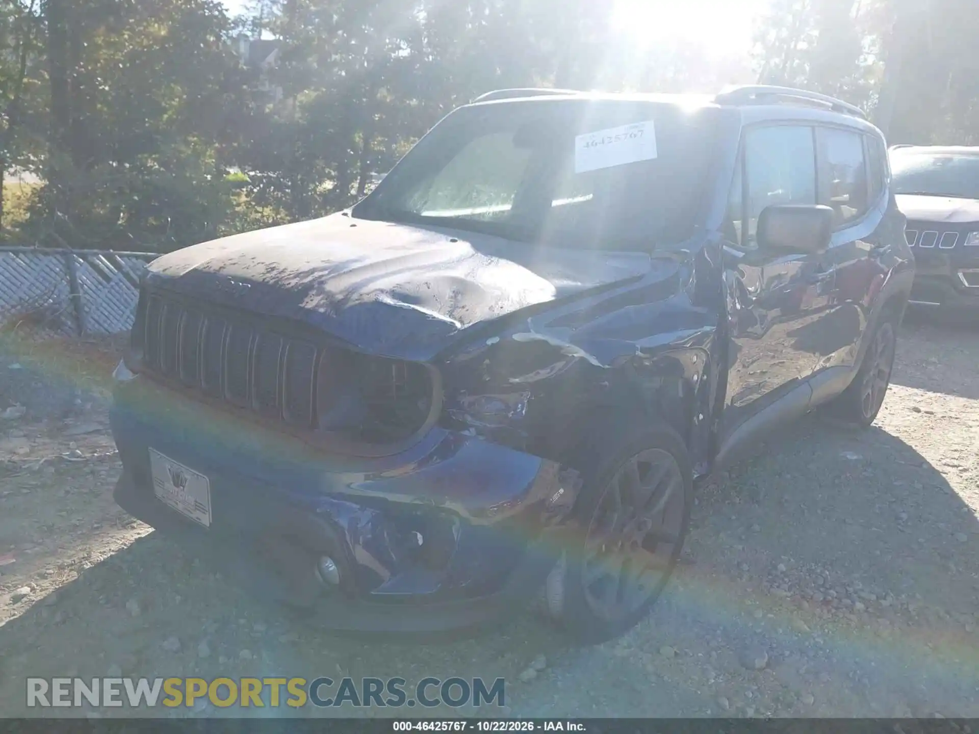 2 fotografías del automóvil dañado ZACNJCBBXMPM51615 JEEP RENEGADE 2021