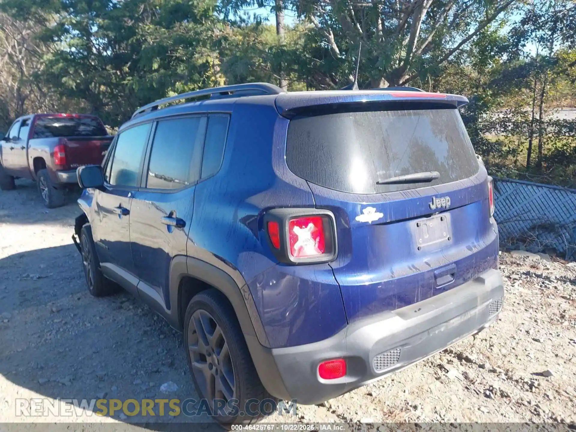 3 fotografías del automóvil dañado ZACNJCBBXMPM51615 JEEP RENEGADE 2021