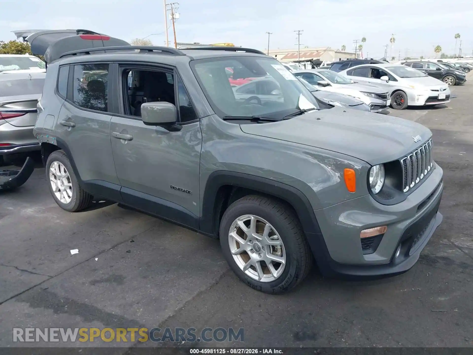 1 Photograph of a damaged car ZACNJCBBXMPM96523 JEEP RENEGADE 2021