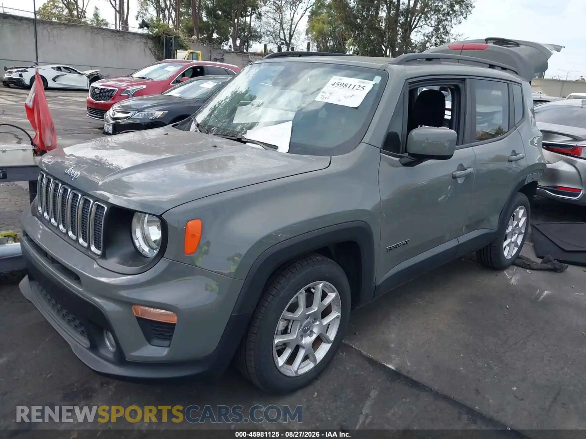 2 Photograph of a damaged car ZACNJCBBXMPM96523 JEEP RENEGADE 2021